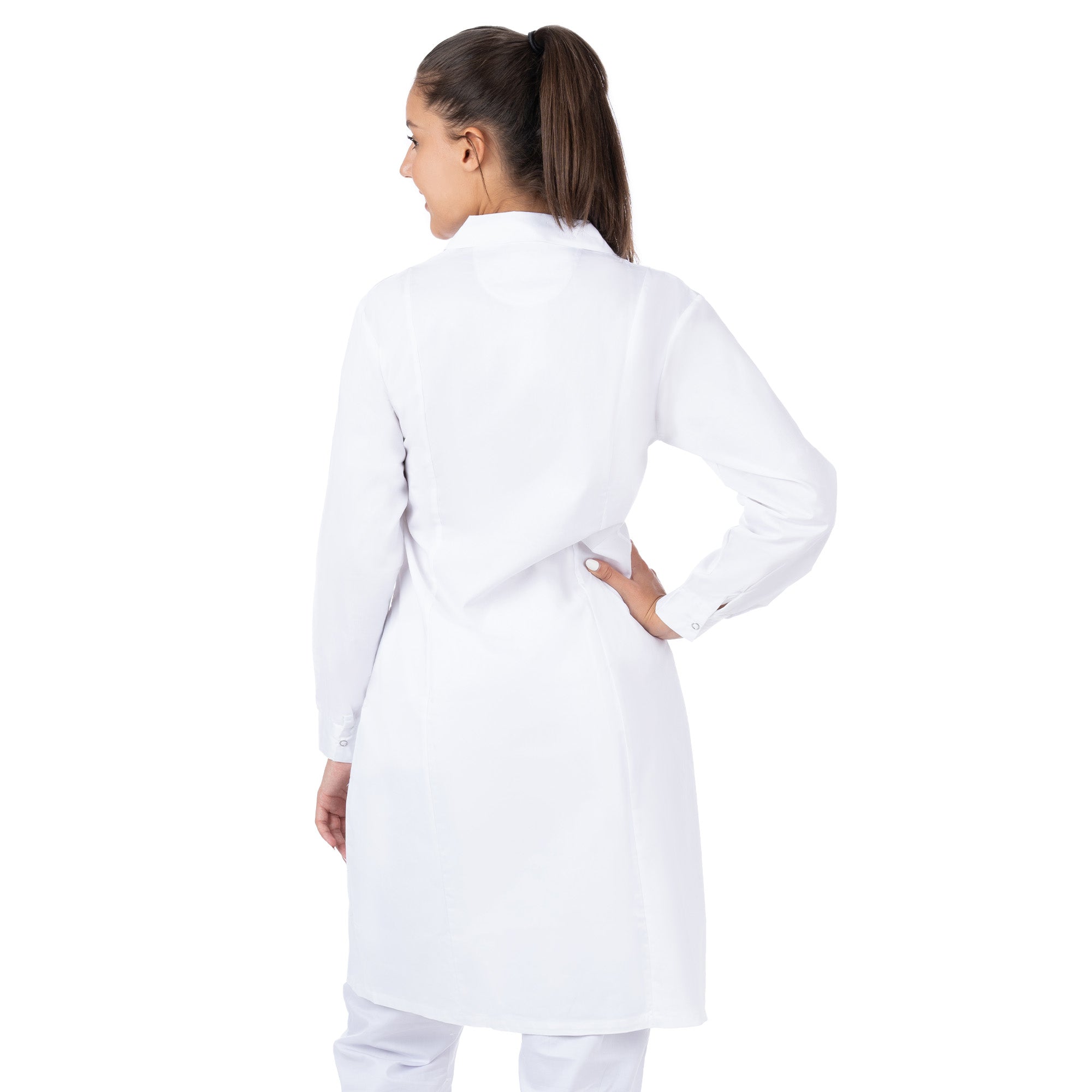 Long Sleeve Lab Gown for Women - Nirlon