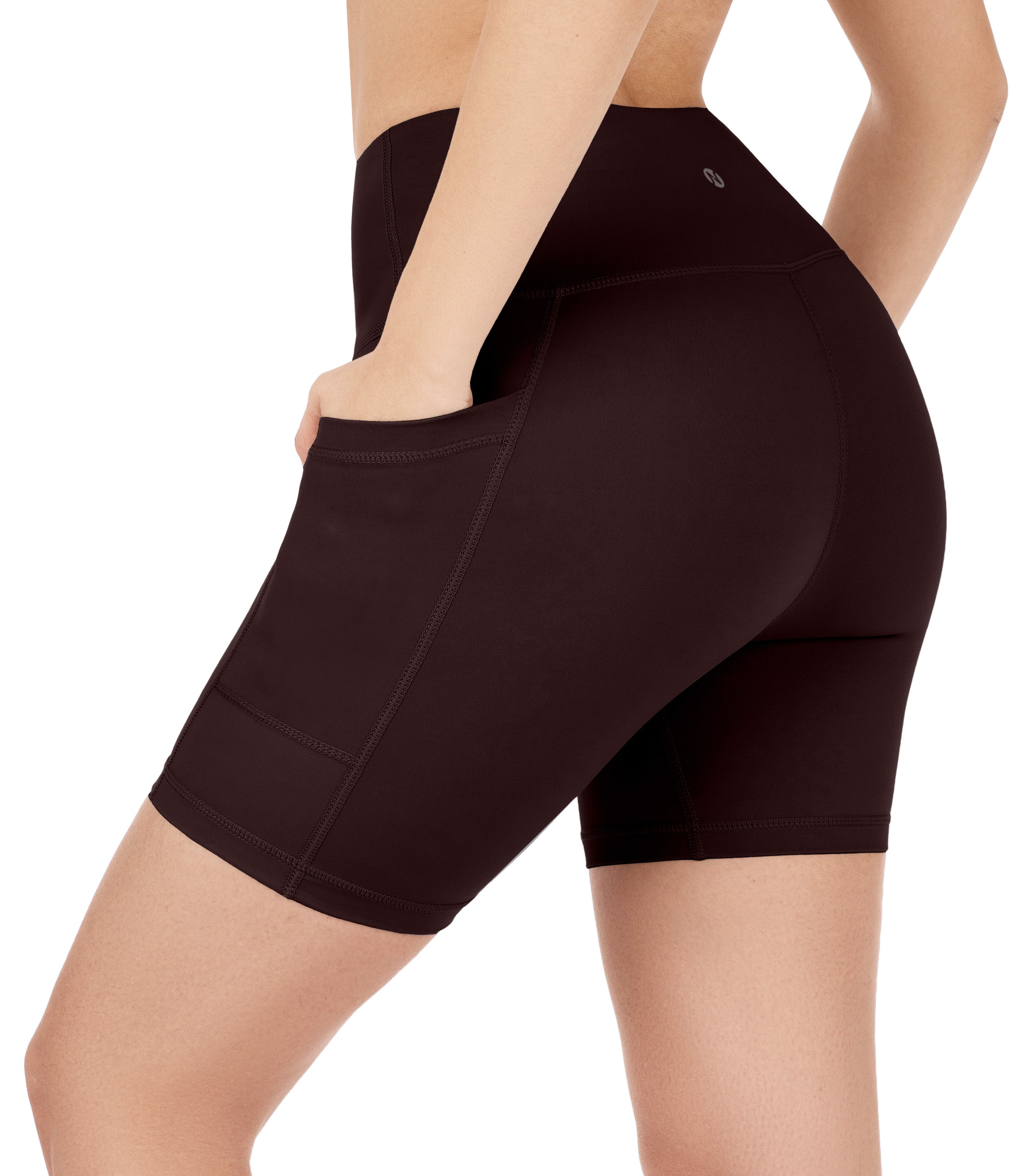 NirLUX™ High Waist Biker Shorts with Pockets for Women Plus Sizes