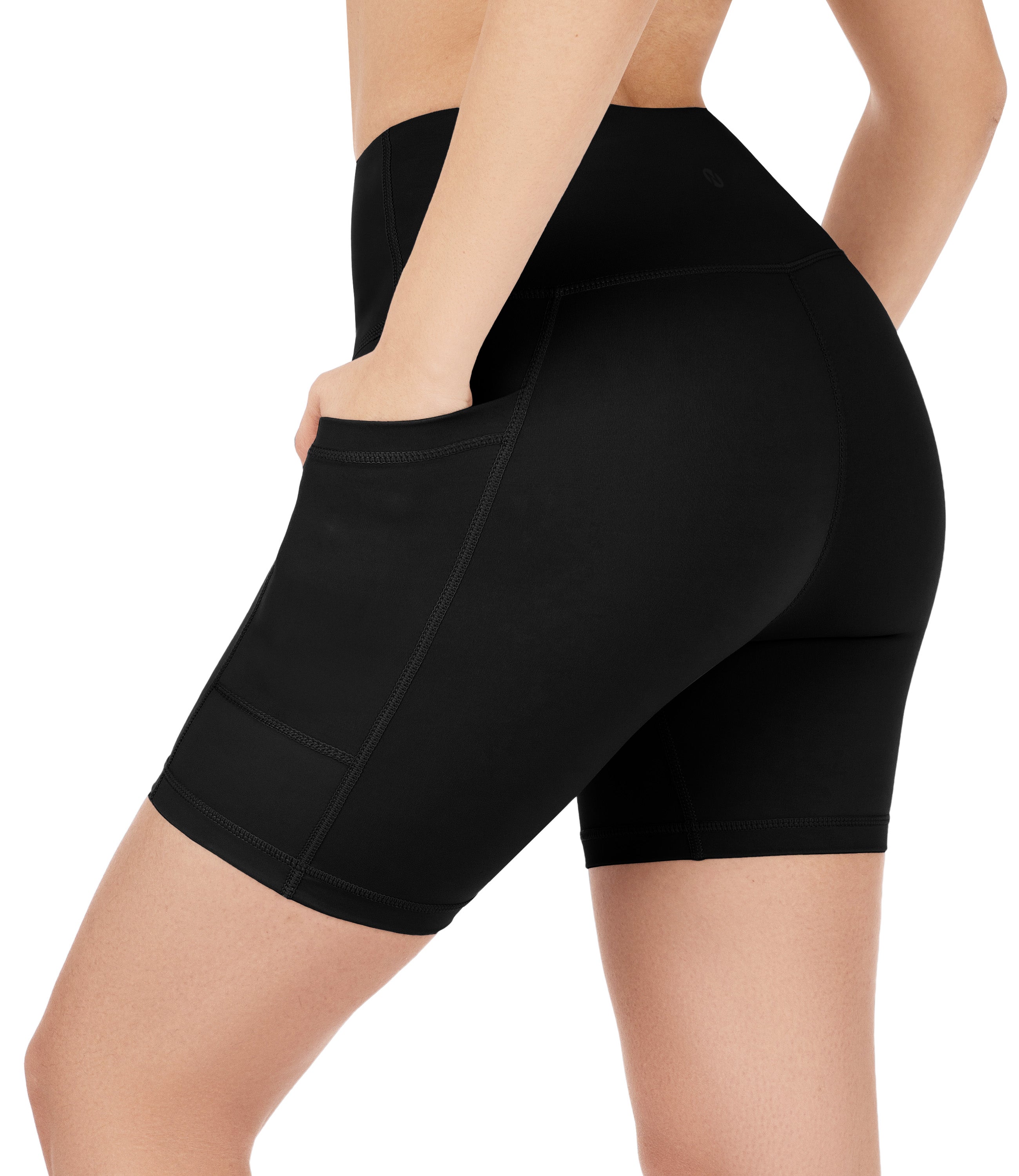 NirLUX™ High Waist Biker Shorts with Pockets for Women Plus Sizes