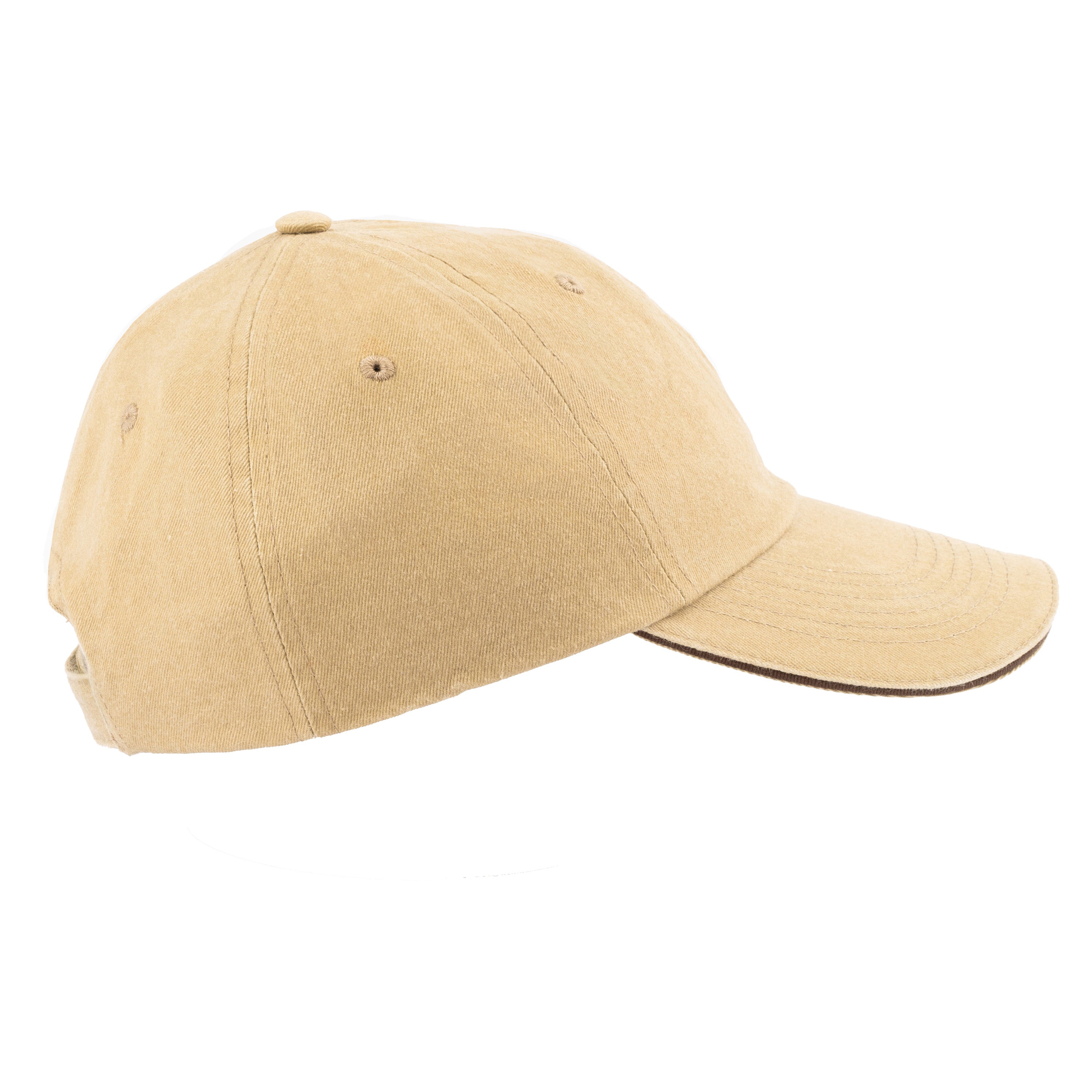 6-Panel Cotton Stone Wash Hat - Nirlon