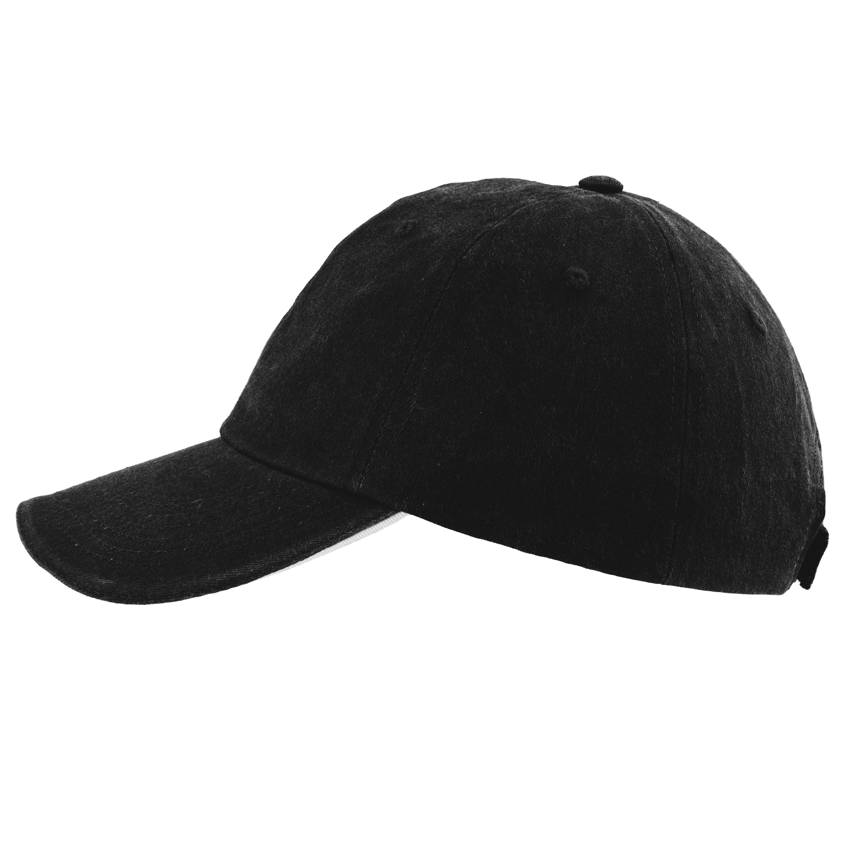 6-Panel Cotton Stone Wash Hat - Nirlon