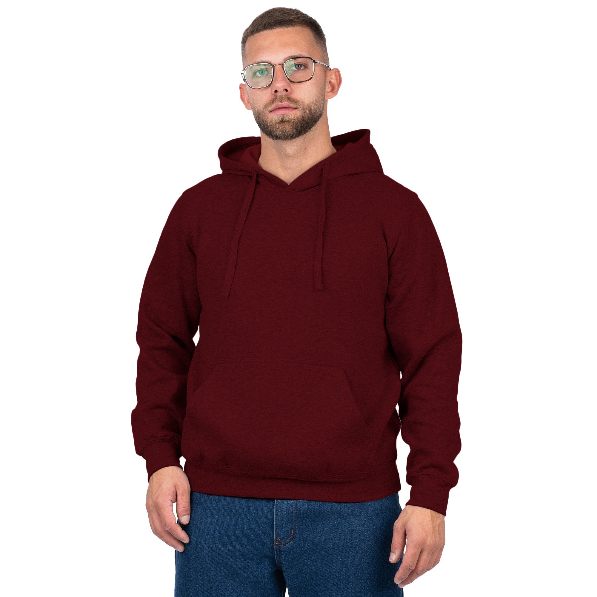 Pullover Hoodie with Kangaroo Pocket - Nirlon