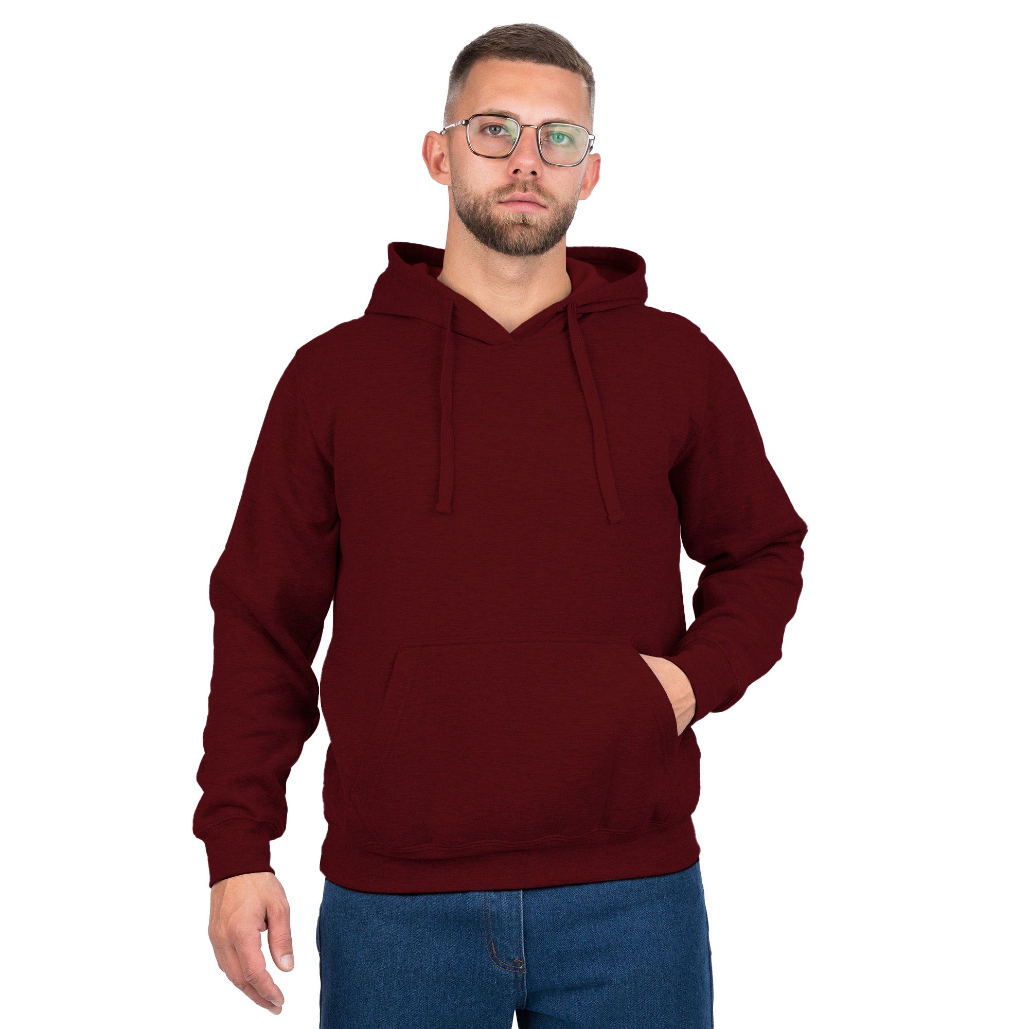Pullover Hoodie with Kangaroo Pocket - Nirlon
