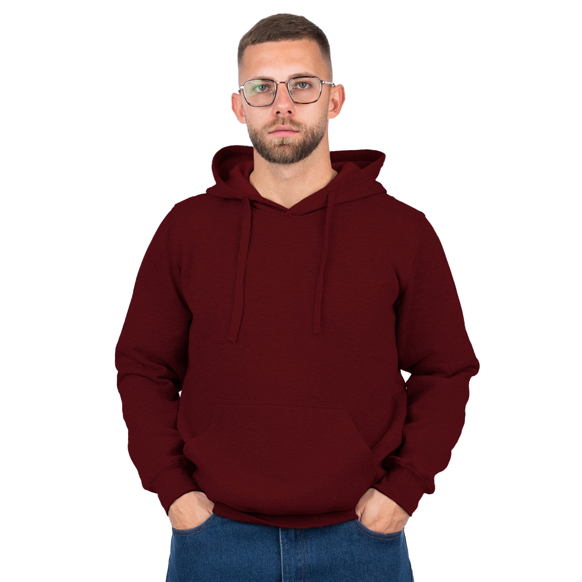 Pullover Hoodie with Kangaroo Pocket - Nirlon
