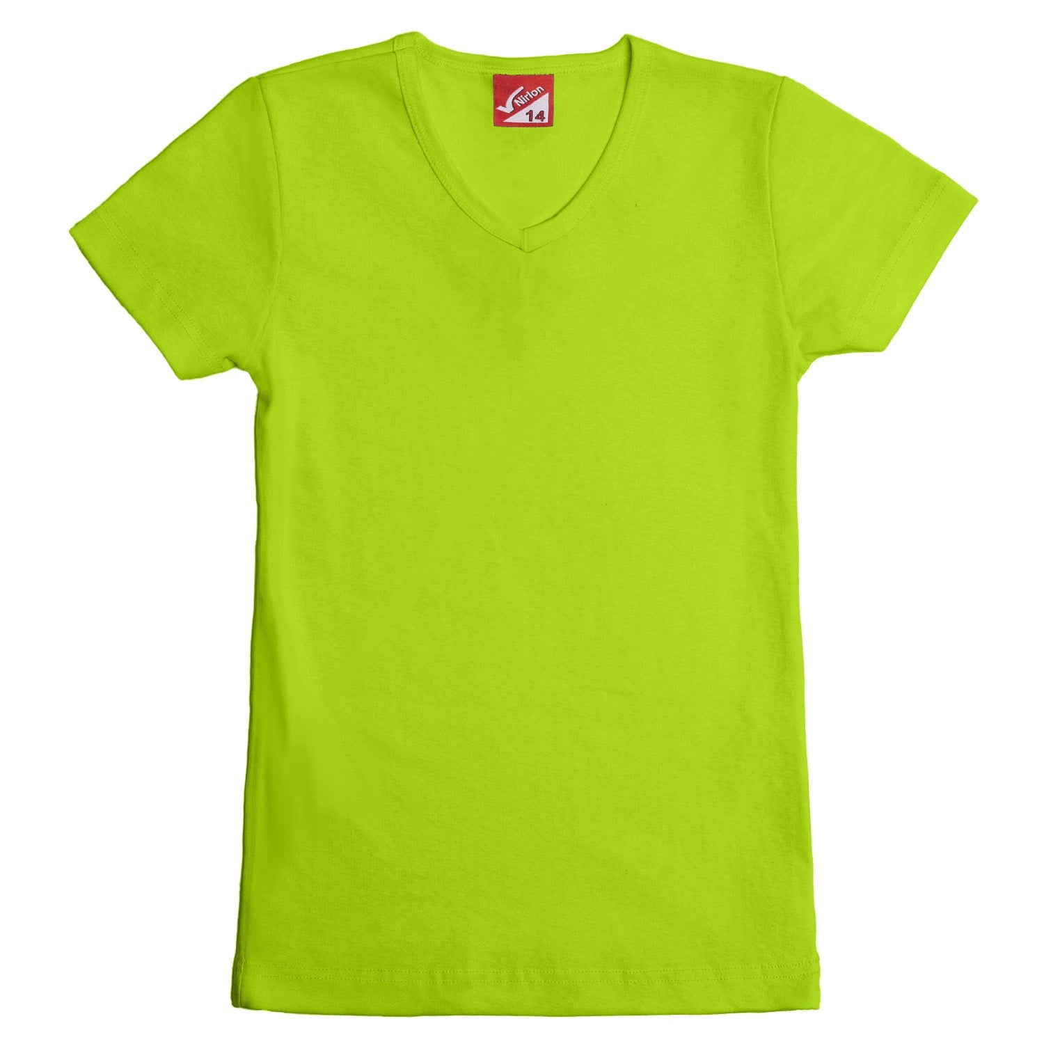 Ribbed Short Sleeve T-Shirt for Girls - Nirlon