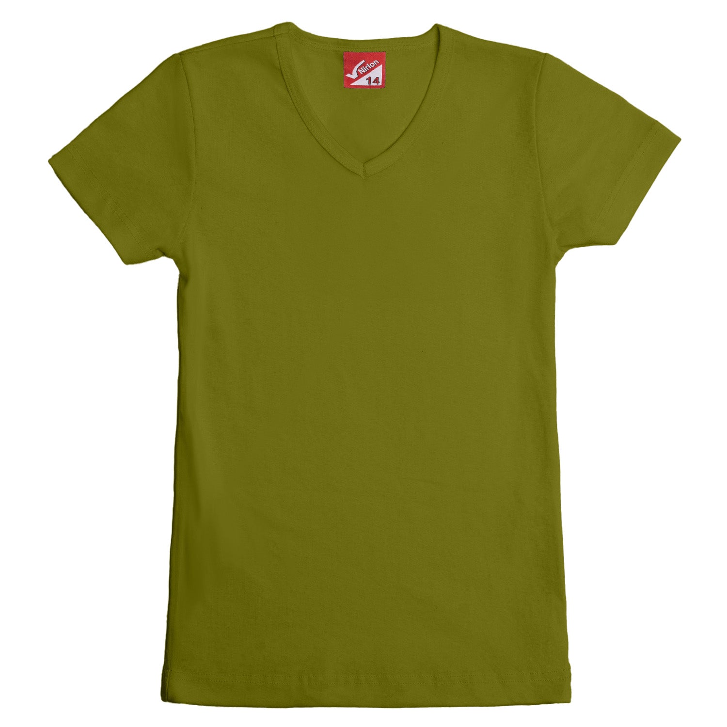 Ribbed Short Sleeve T-Shirt for Girls - Nirlon