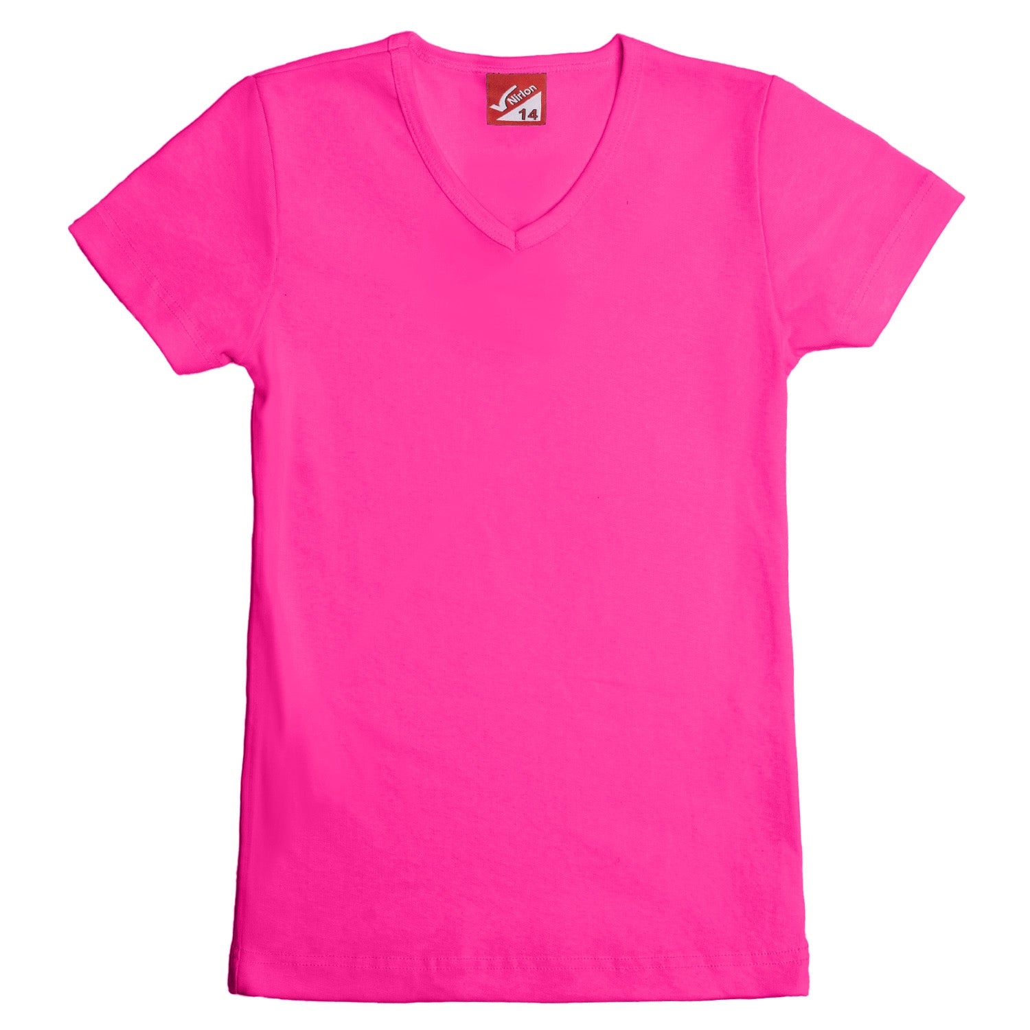 Ribbed Short Sleeve T-Shirt for Girls - Nirlon
