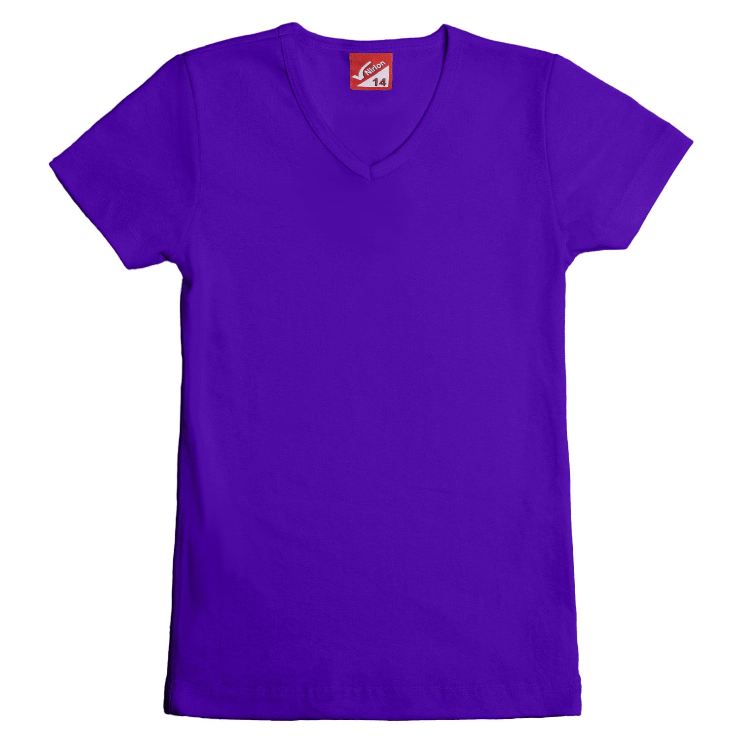 Ribbed Short Sleeve T-Shirt for Girls - Nirlon