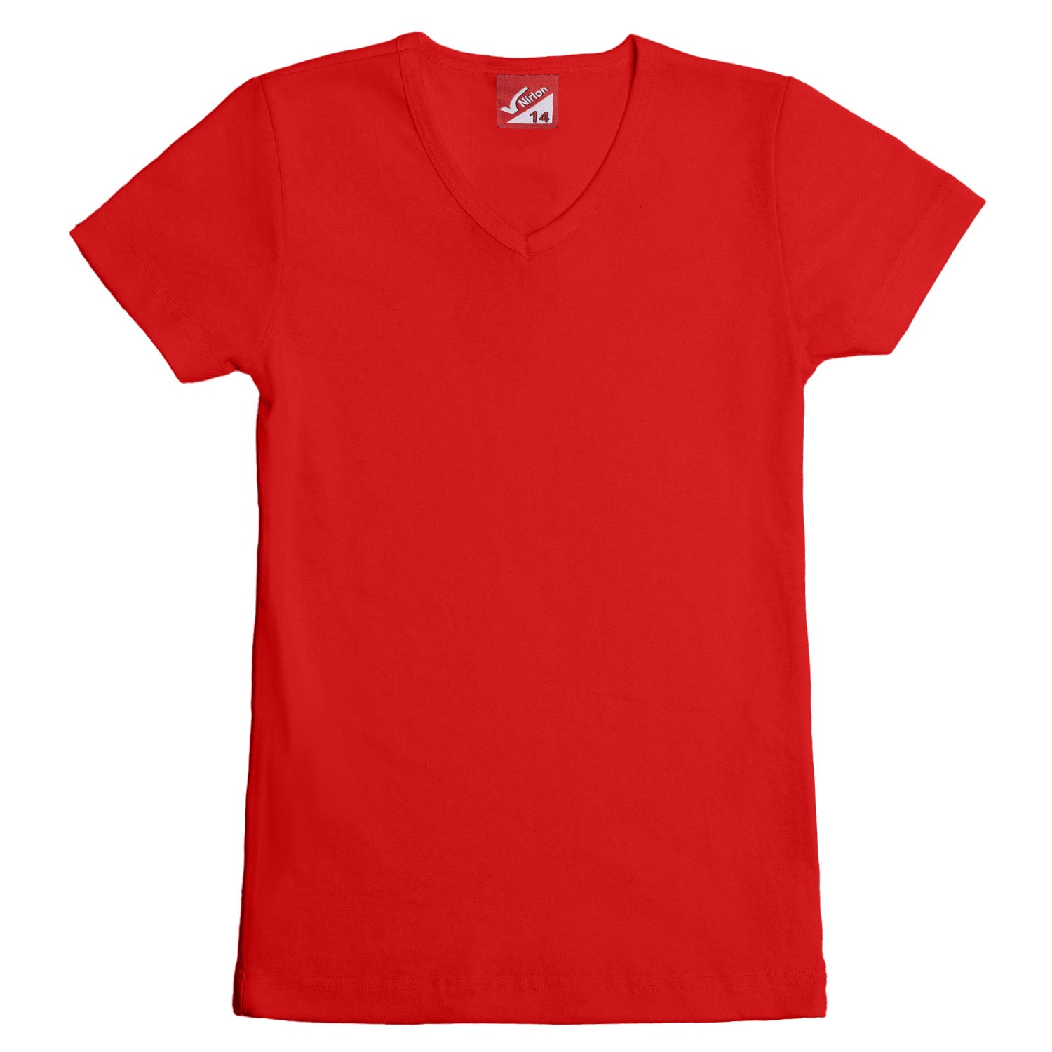 Ribbed Short Sleeve T-Shirt for Girls - Nirlon