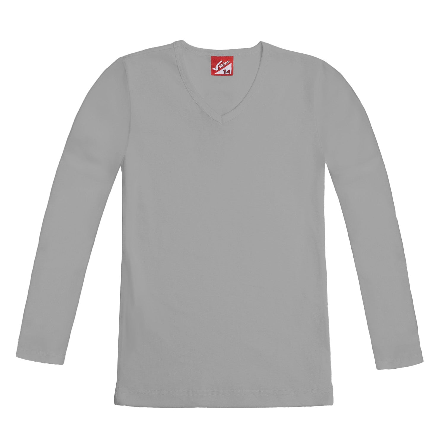 Ribbed Long Sleeve T-Shirt for Girls - Nirlon