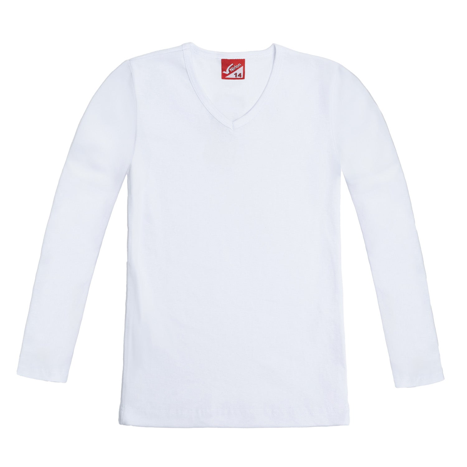 Ribbed Long Sleeve T-Shirt for Girls - Nirlon