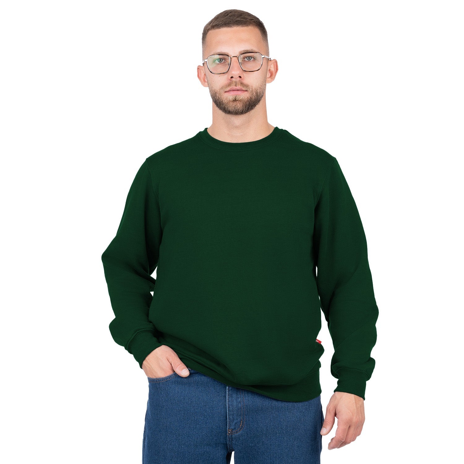 Crew Neck Pullover Sweatshirt - Nirlon