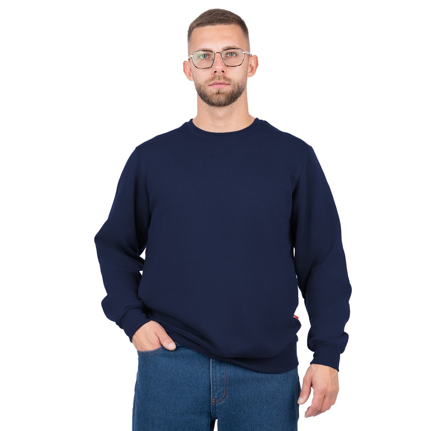 Crew Neck Pullover Sweatshirt - Nirlon