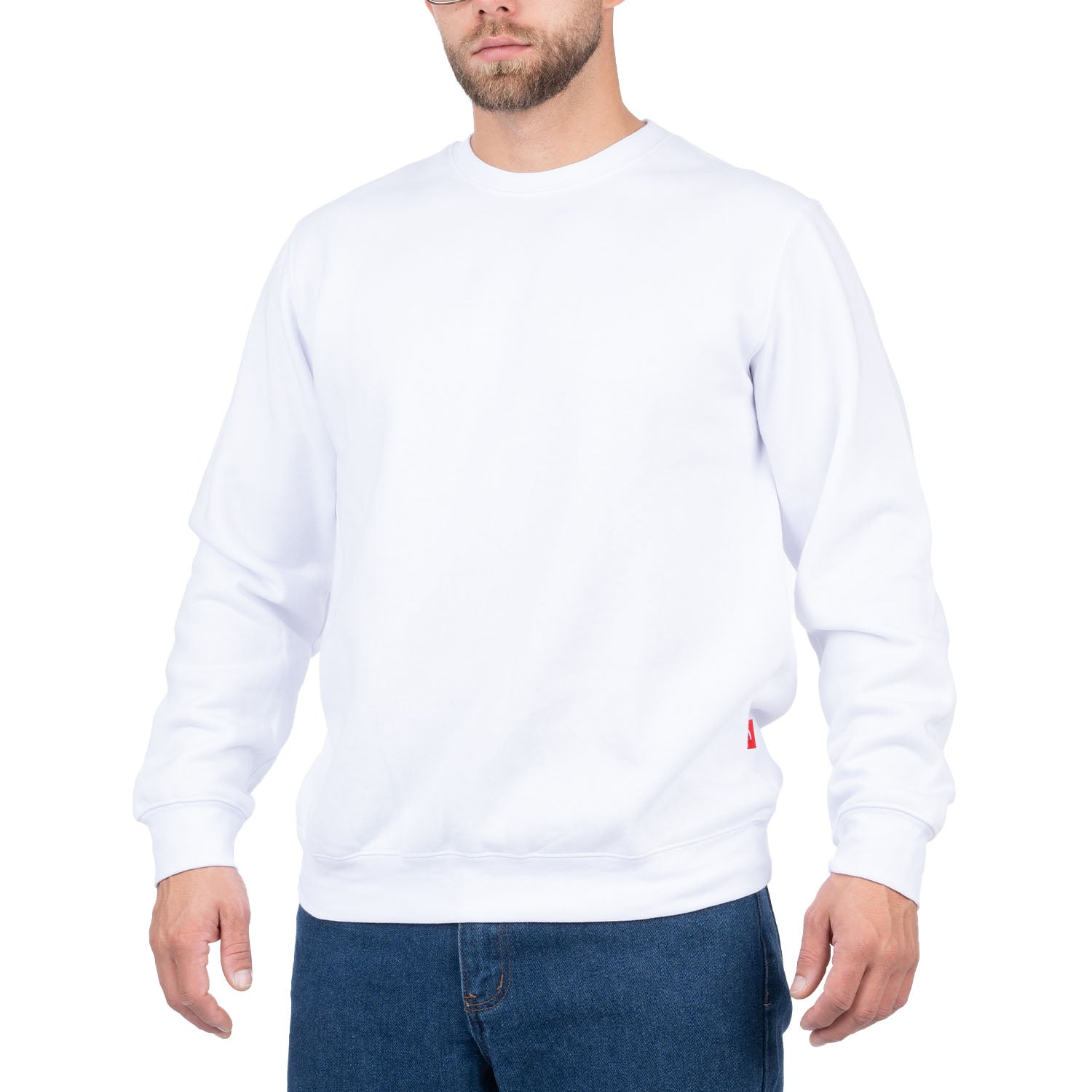 Crew Neck Pullover Sweatshirt - Nirlon