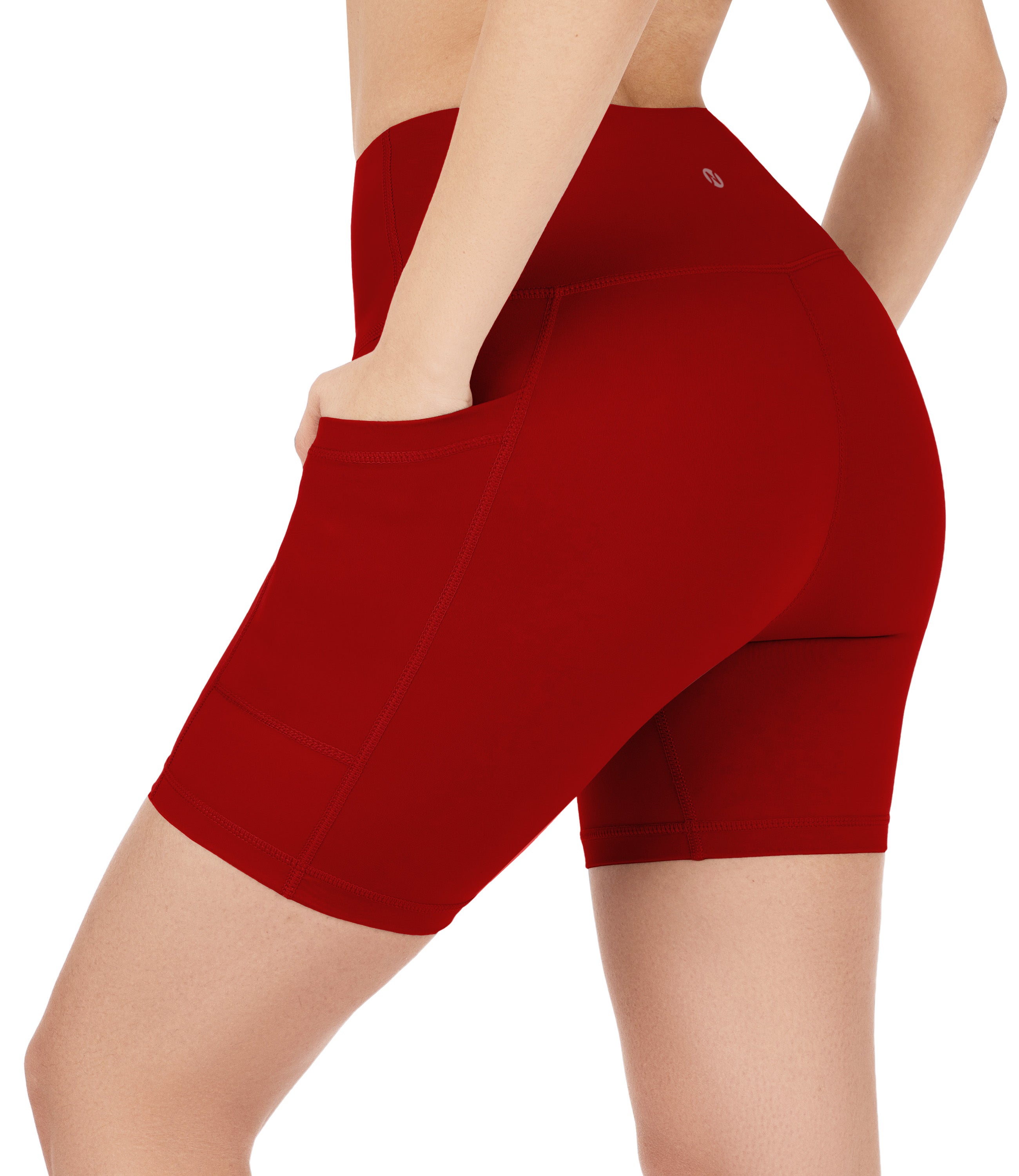 NirLUX™ High Waist Biker Shorts with Pockets for Women Plus Sizes
