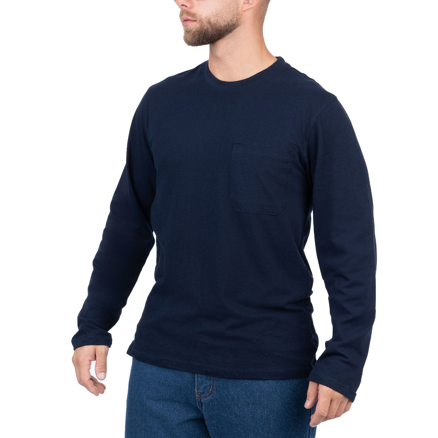 Long Sleeve Pocket T-Shirt for Men - Nirlon