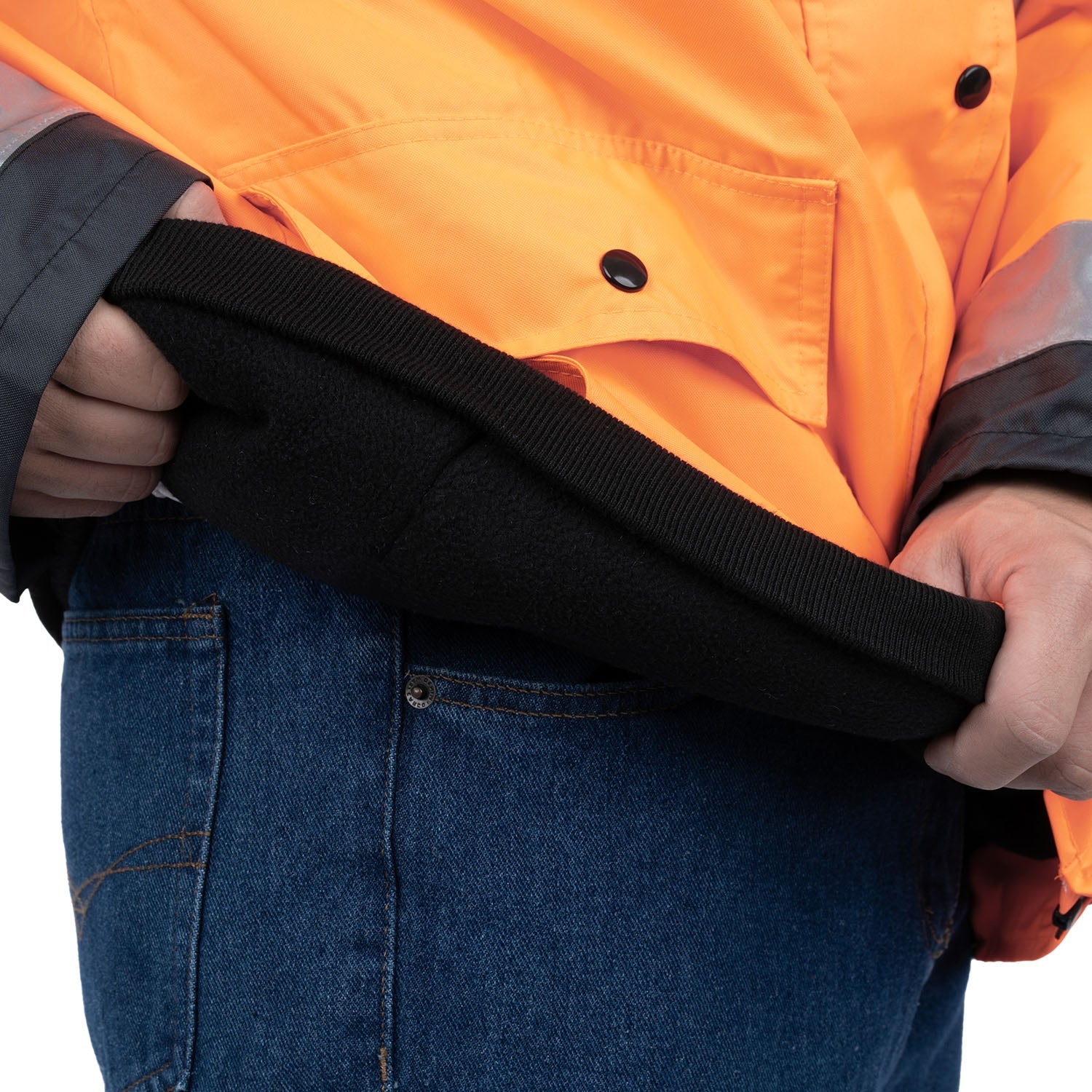 Reflective High Visibility Winter Jacket for Men - Nirlon