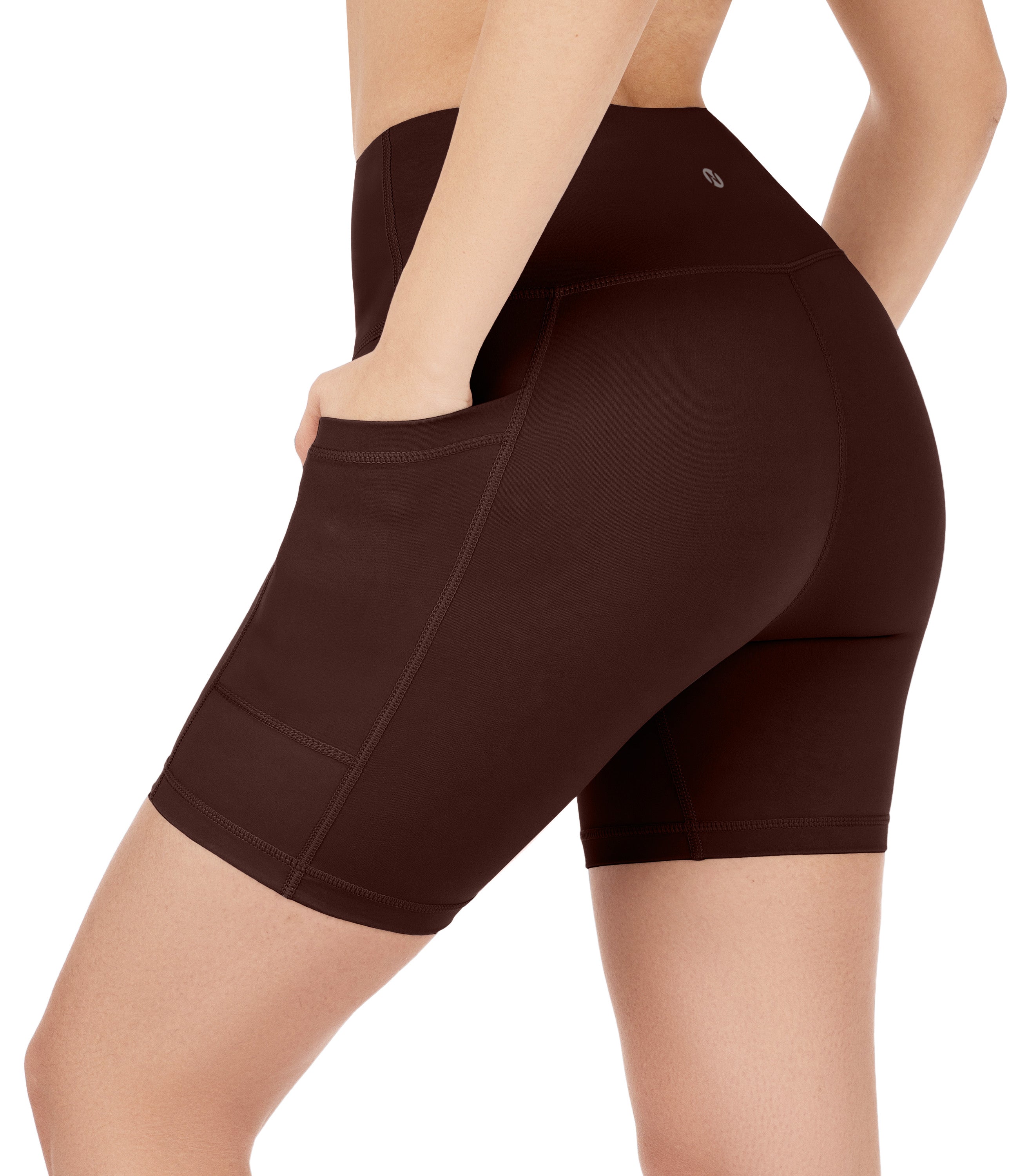 NirLUX™ High Waist Biker Shorts with Pockets for Women Plus Sizes