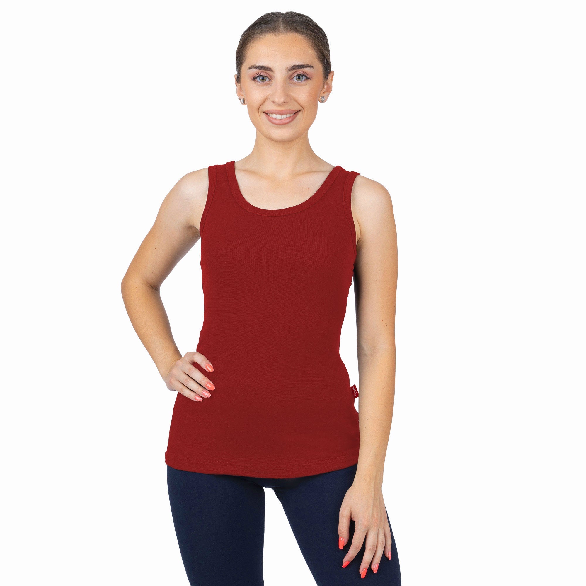CottoNIR™ Ribbed Elastane Tank Top for Women - Nirlon