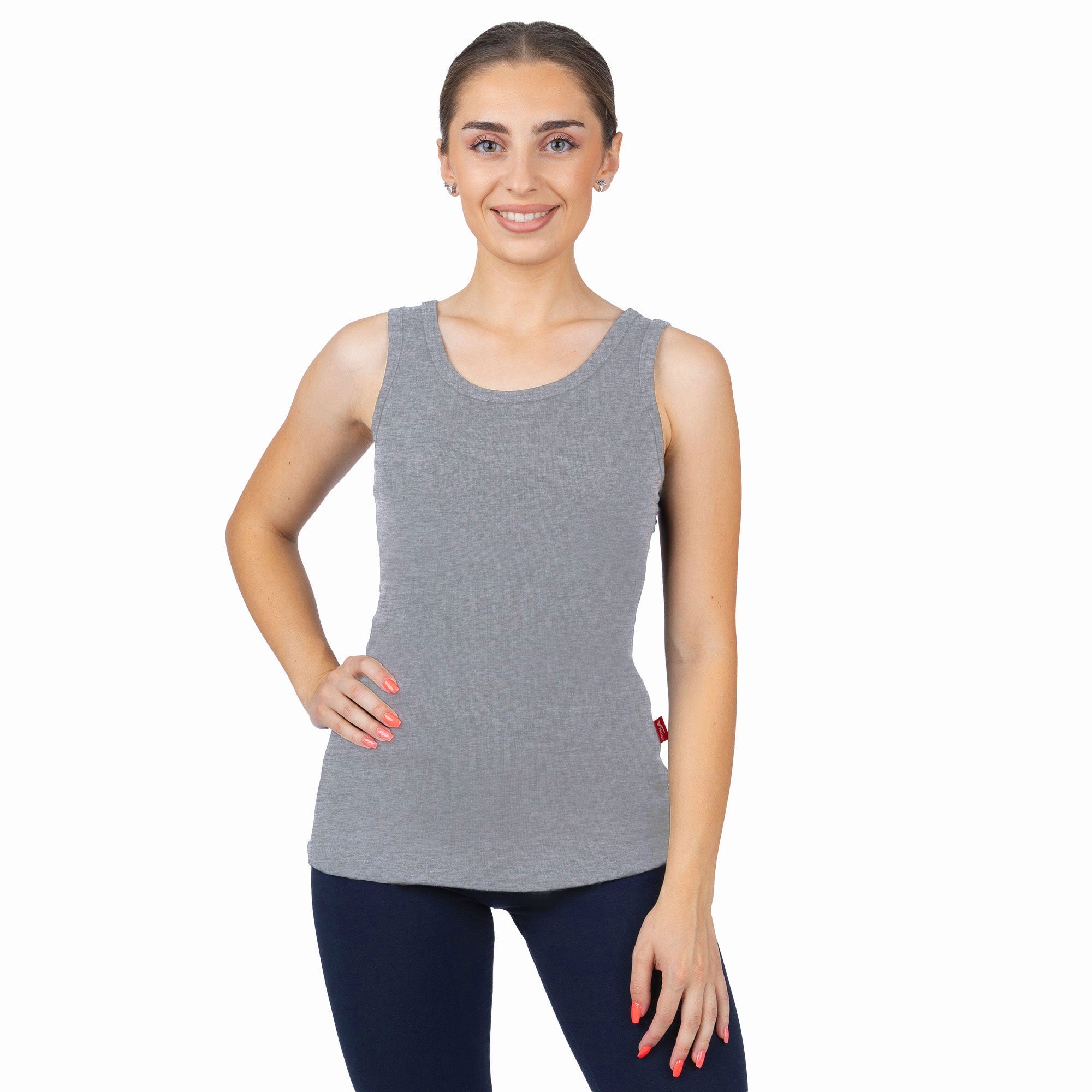 CottoNIR™ Ribbed Elastane Tank Top for Women - Nirlon