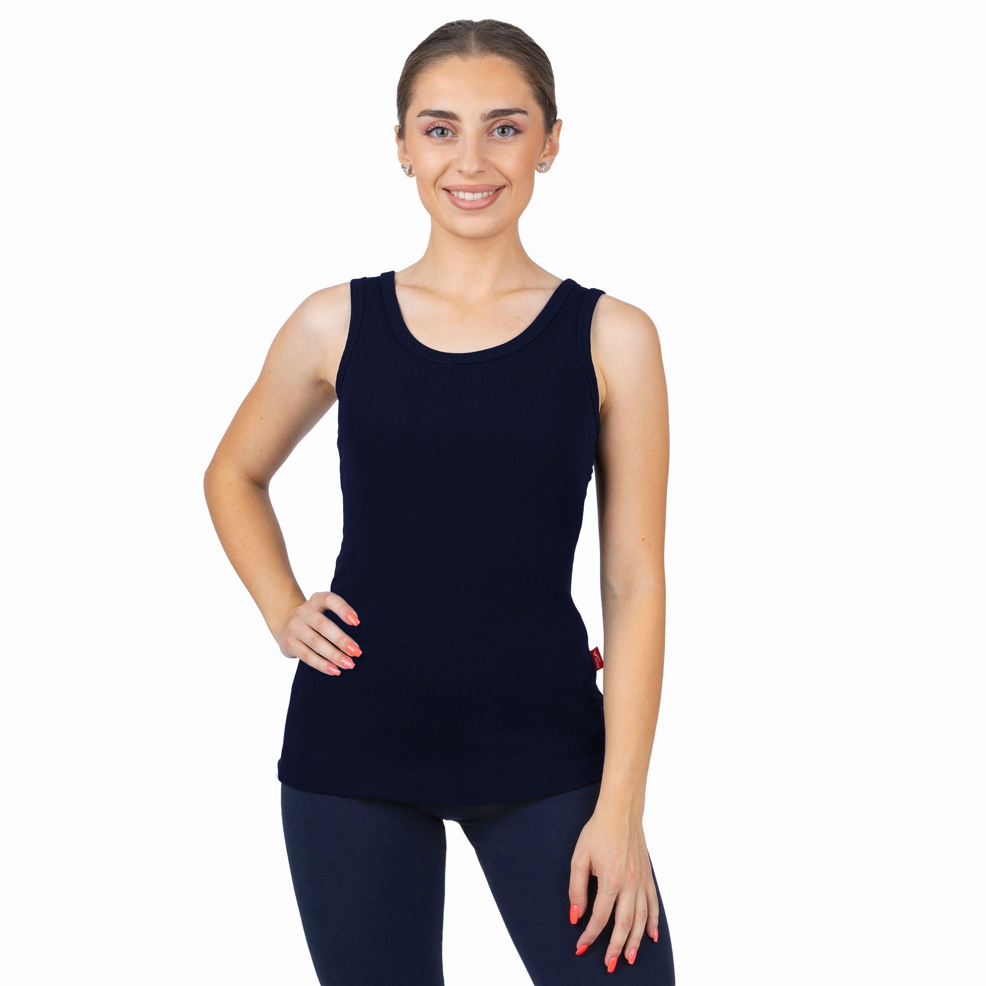 CottoNIR™ Ribbed Elastane Tank Top for Women - Nirlon