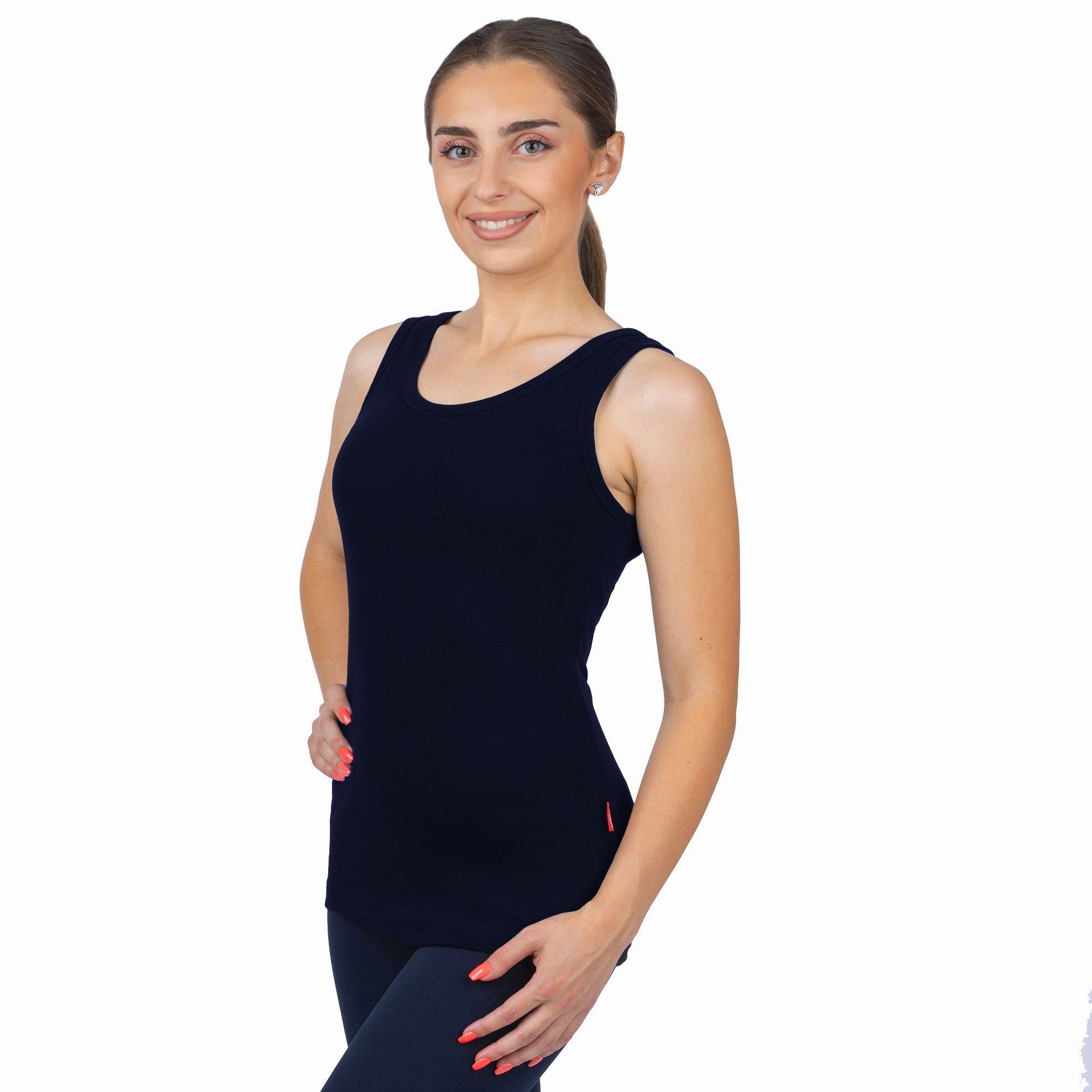 CottoNIR™ Ribbed Elastane Tank Top for Women - Nirlon
