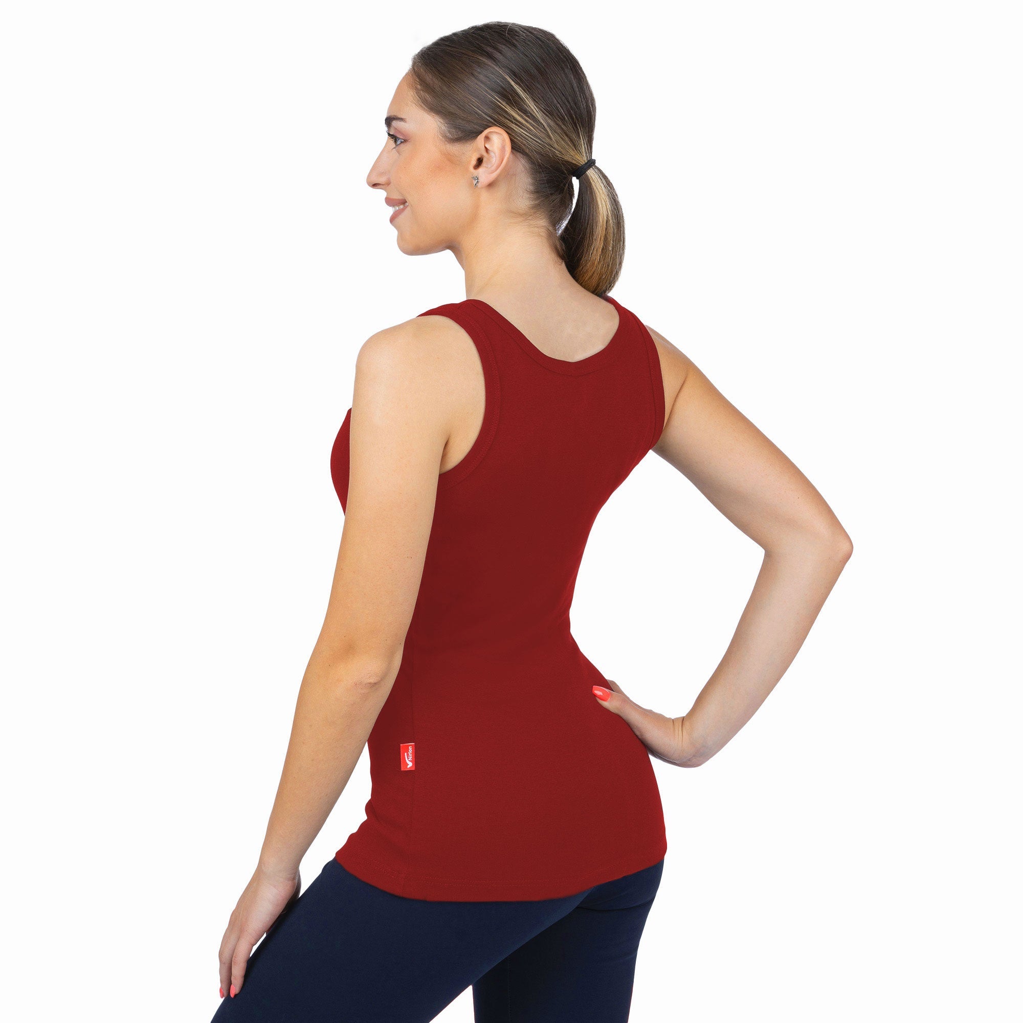 CottoNIR™ Ribbed Elastane Tank Top for Women - Nirlon