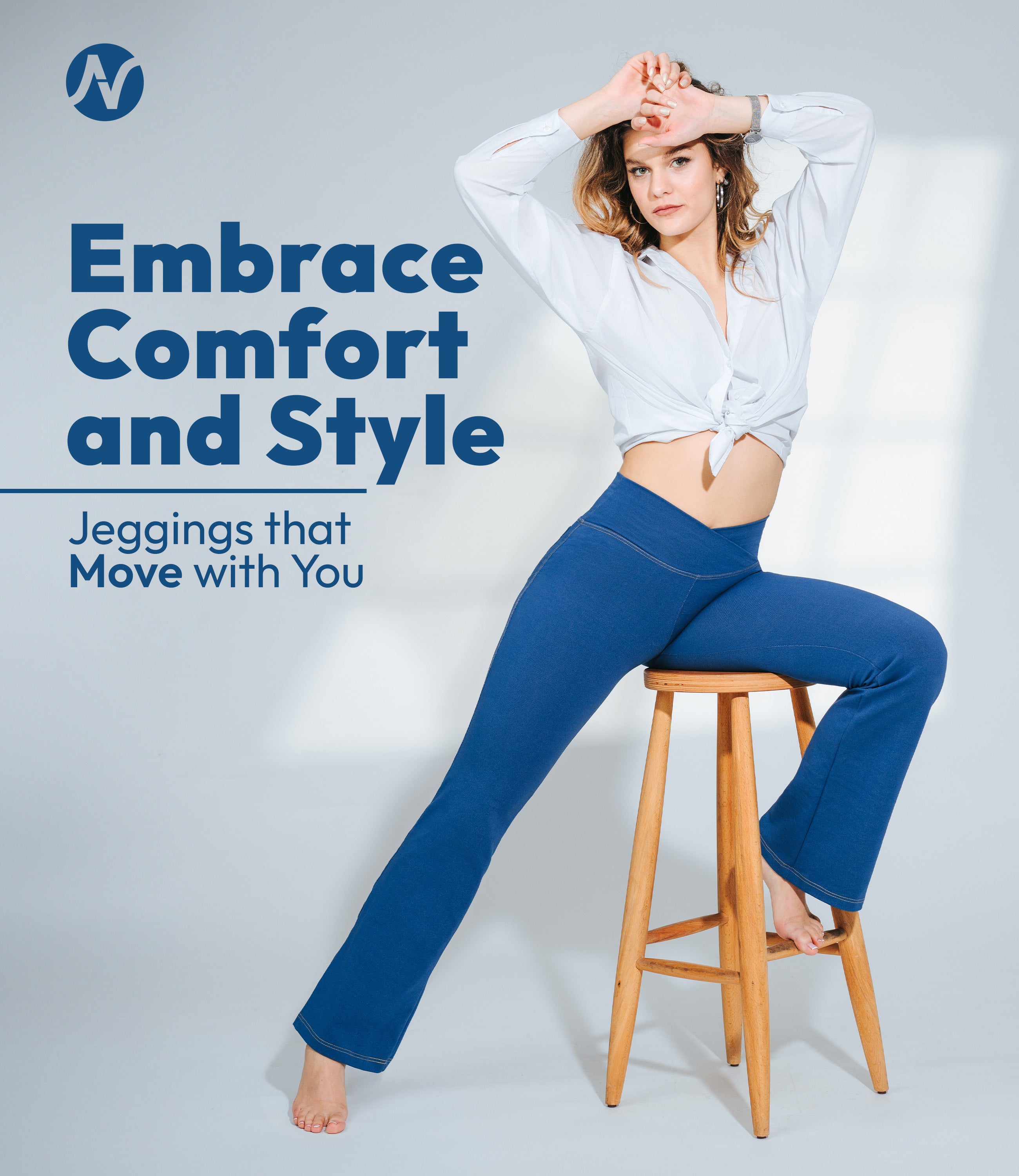 Crossover Bootcut Jeggings