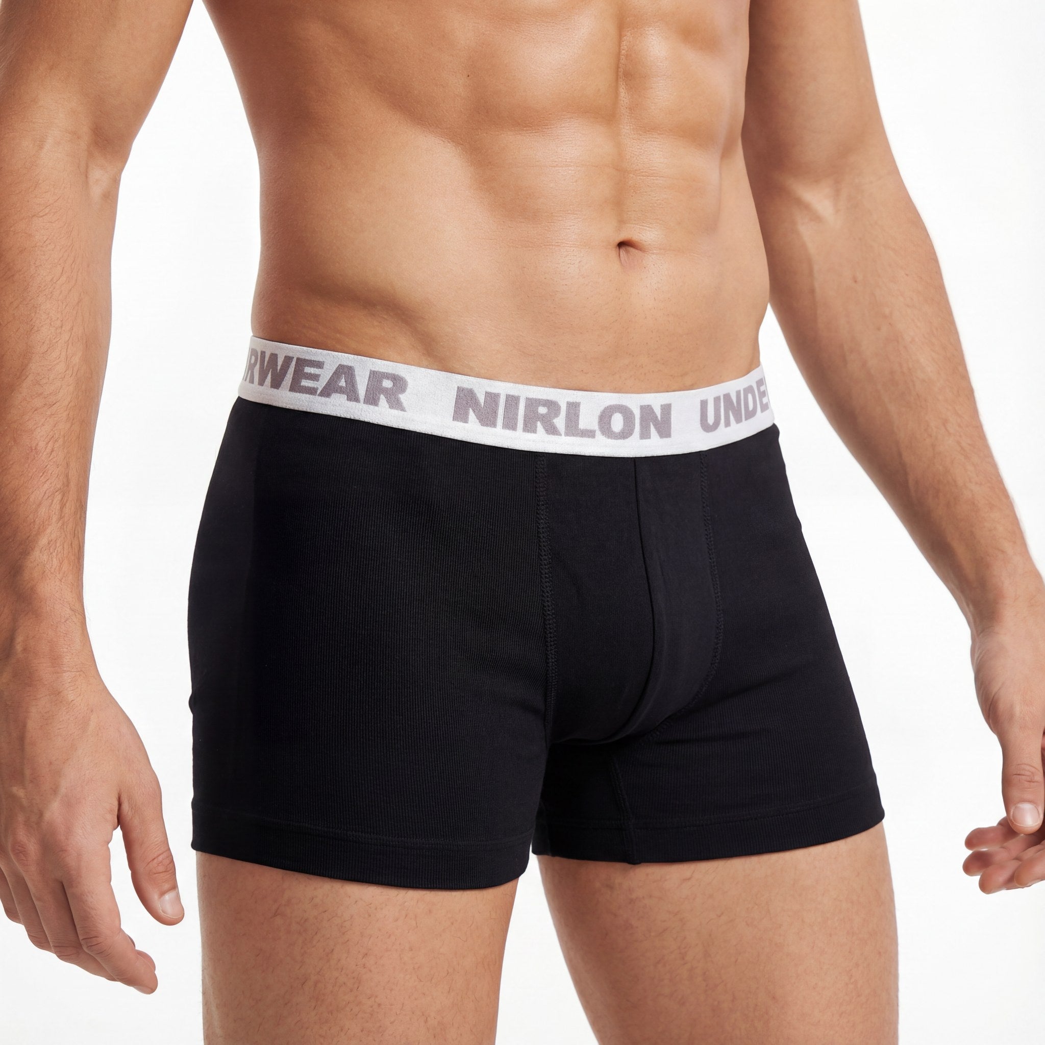 Men's Cotton Rib Boxer Briefs - Nirlon