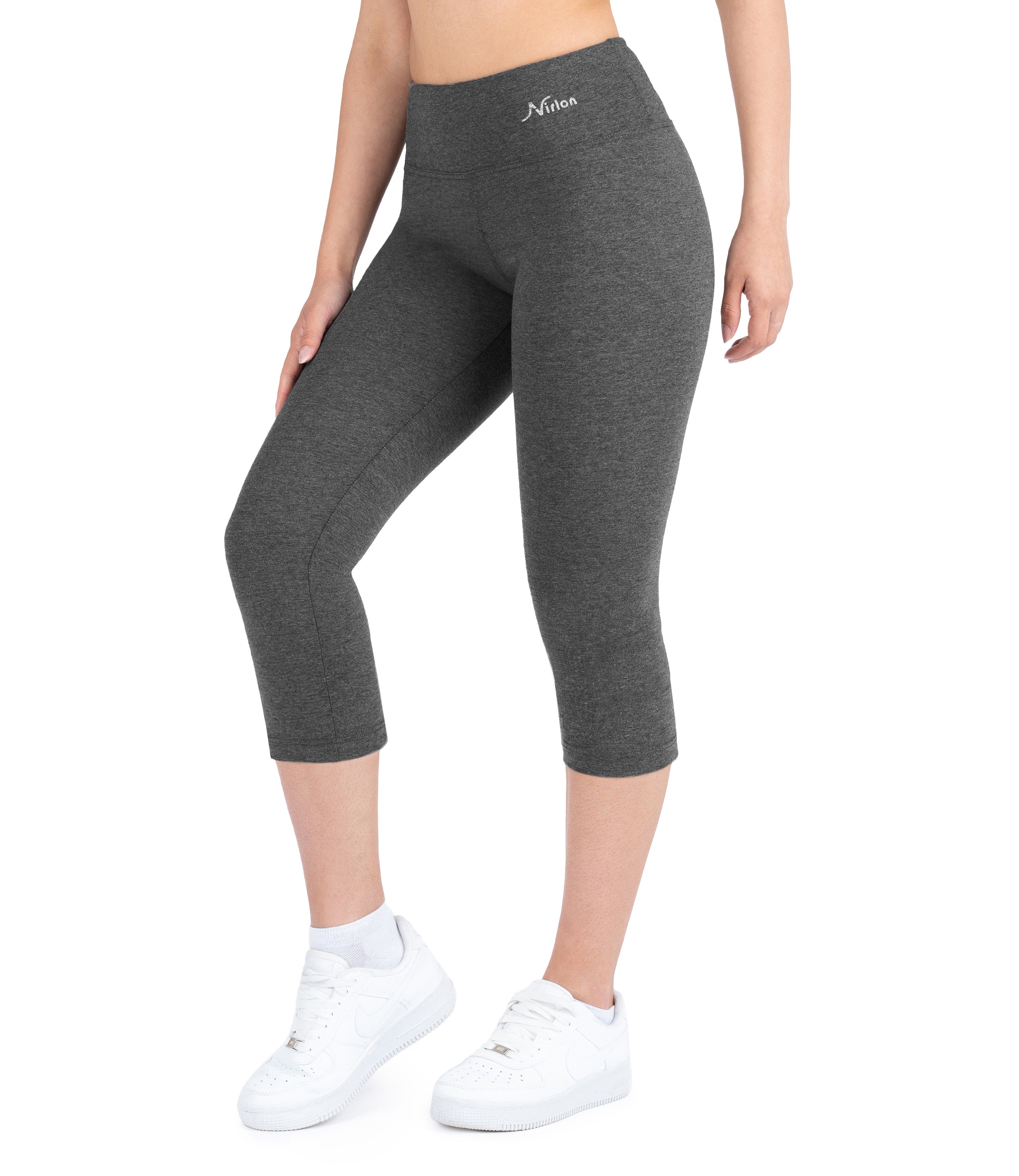 CottoNIR™ High Waist Capri Leggings for Women