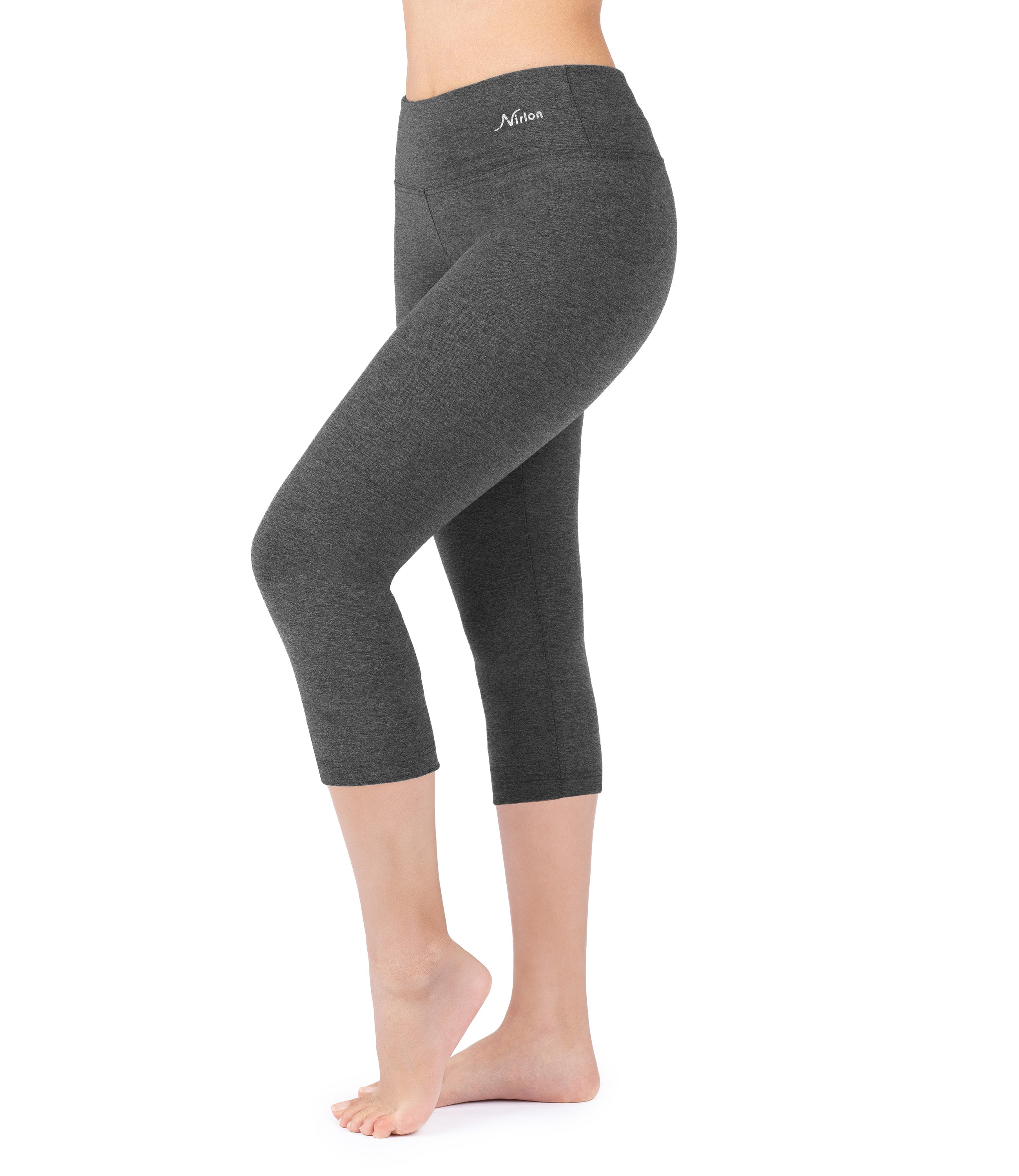 CottoNIR™ High Waist Capri Leggings for Women
