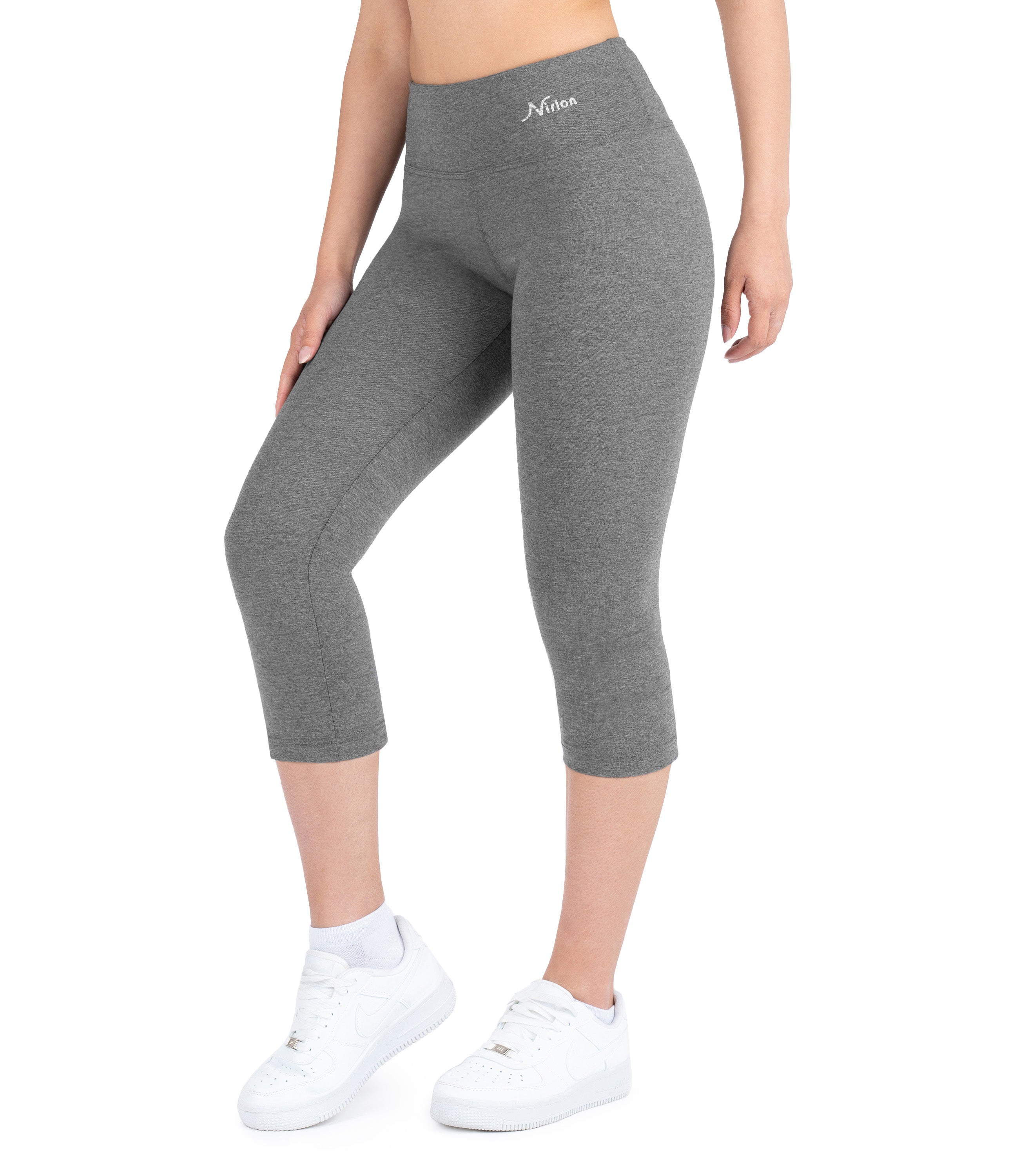 CottoNIR™ High Waist Capri Leggings for Women