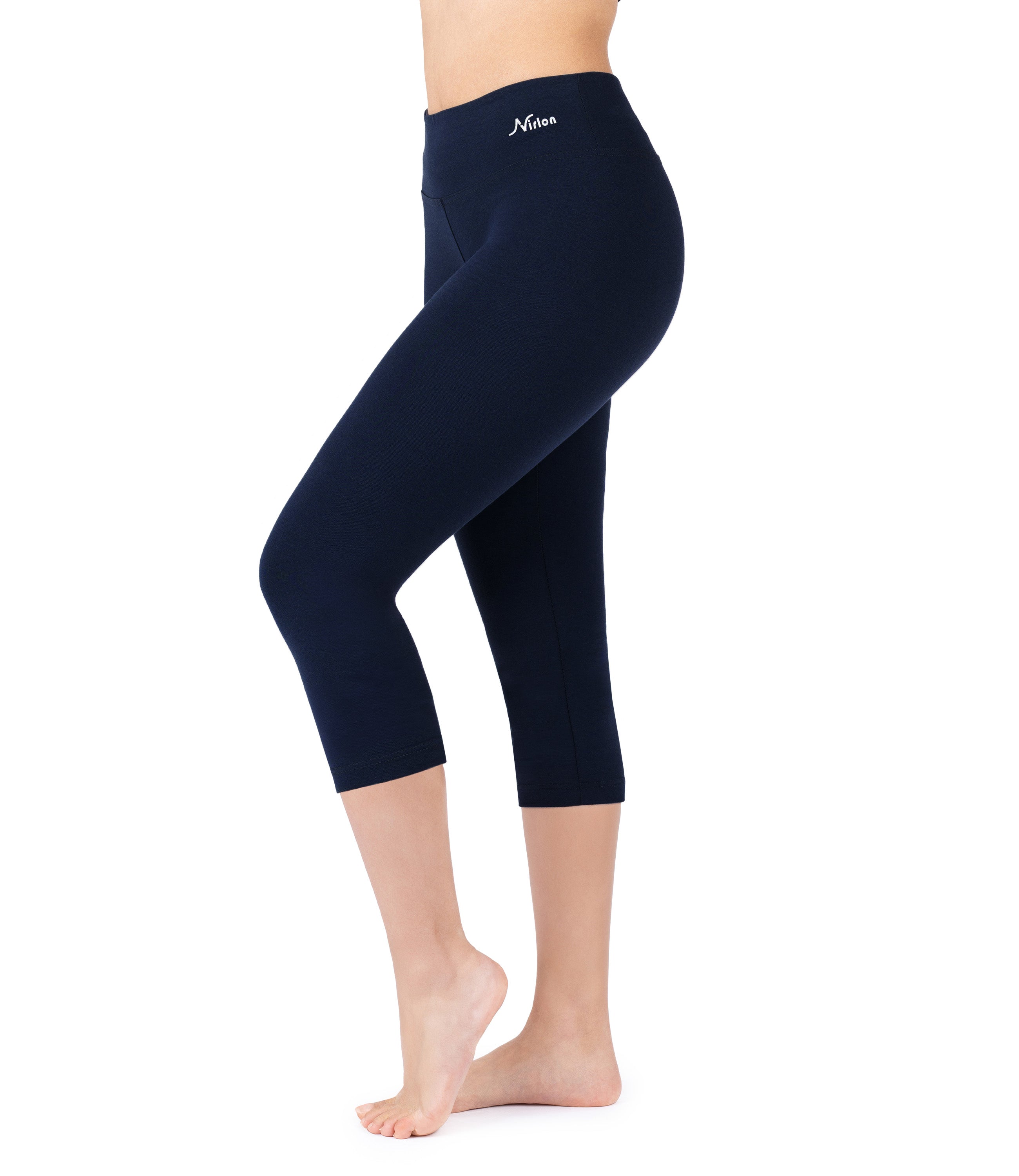 CottoNIR™ High Waist Capri Leggings for Women