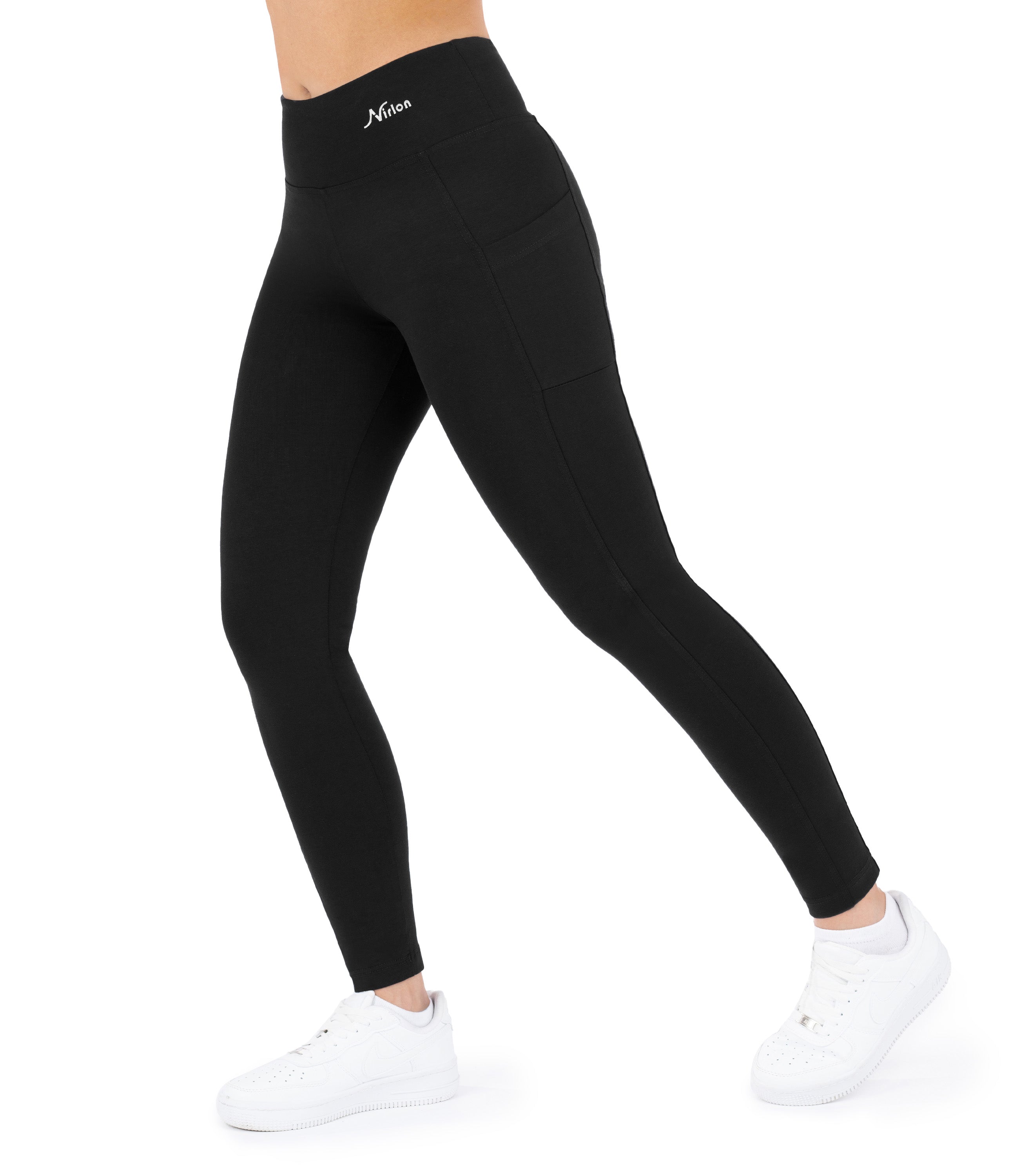CottoNIR™ High Waist Ankle Leggings with Pockets for Women