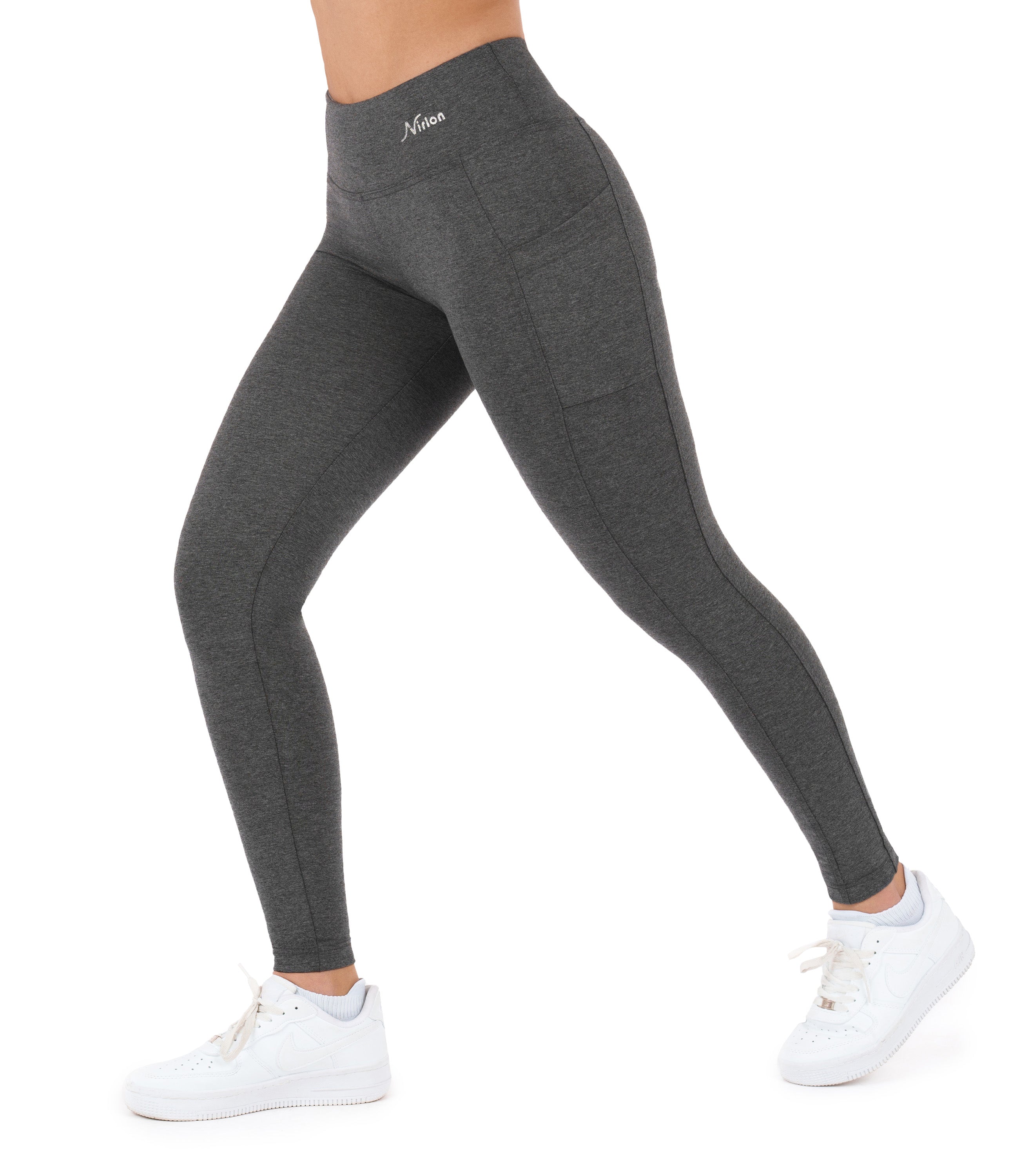 CottoNIR™ High Waist Ankle Leggings with Pockets for Women
