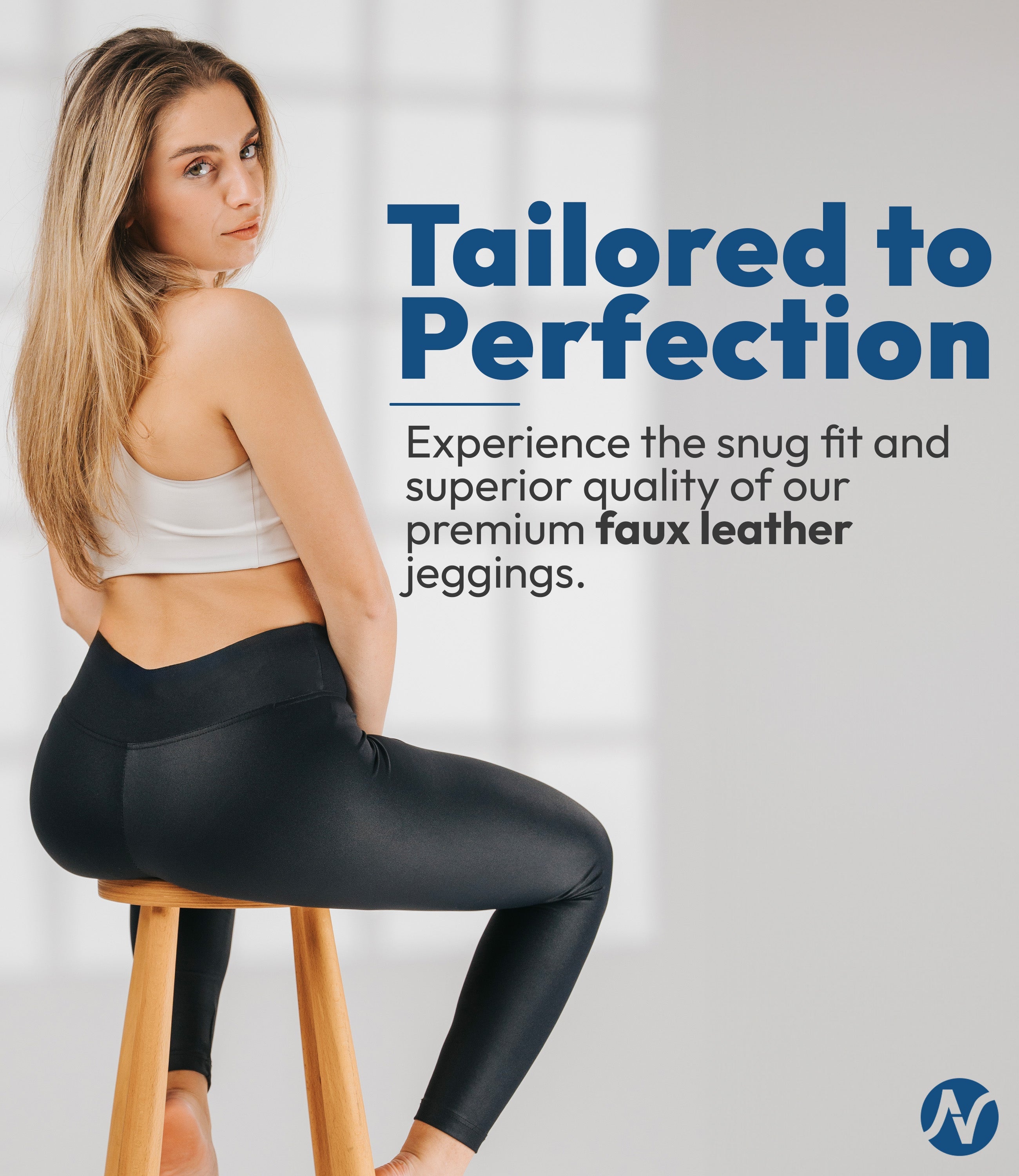 Black Faux Leather Leggings