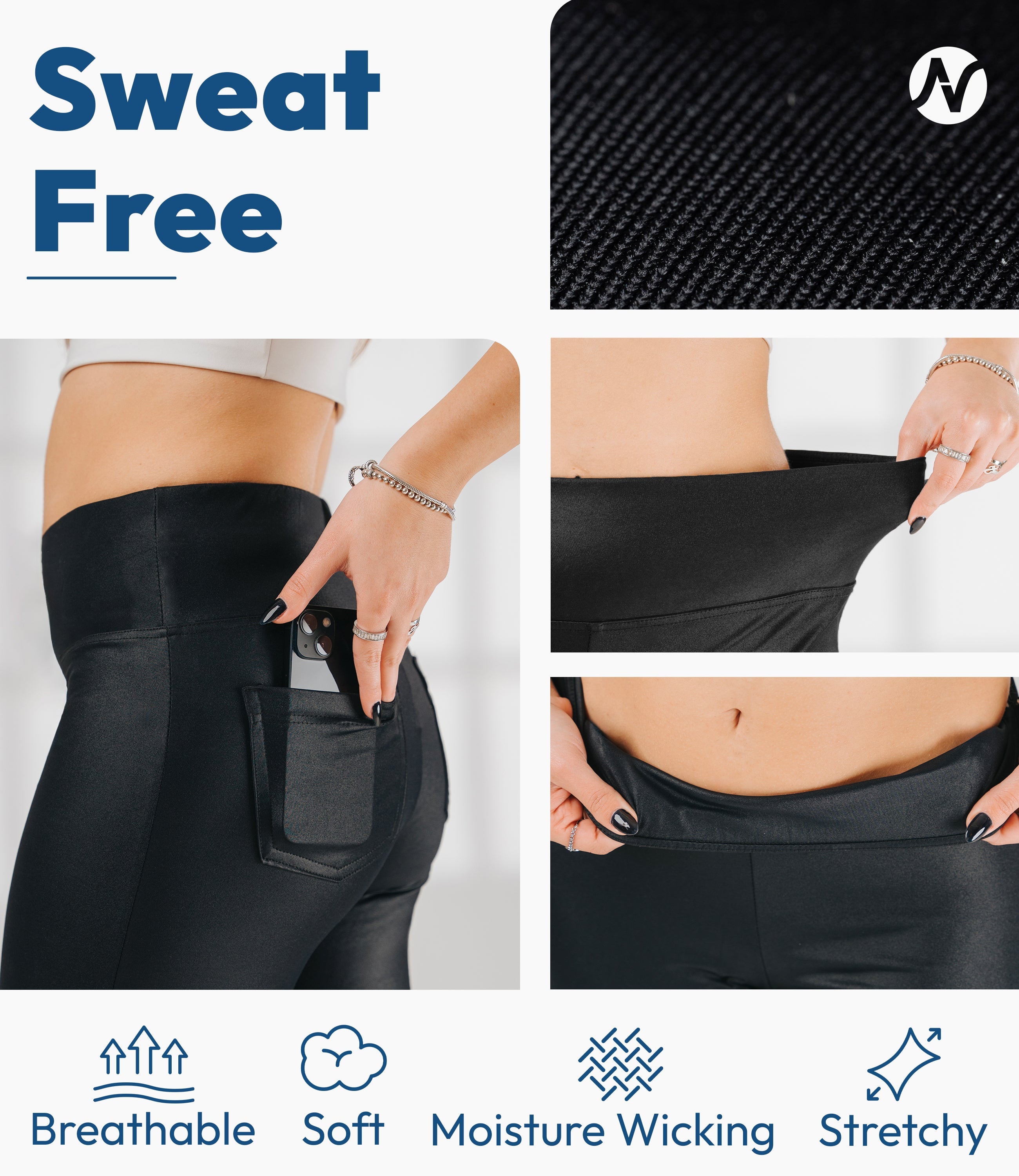 Black Faux Leather Leggings