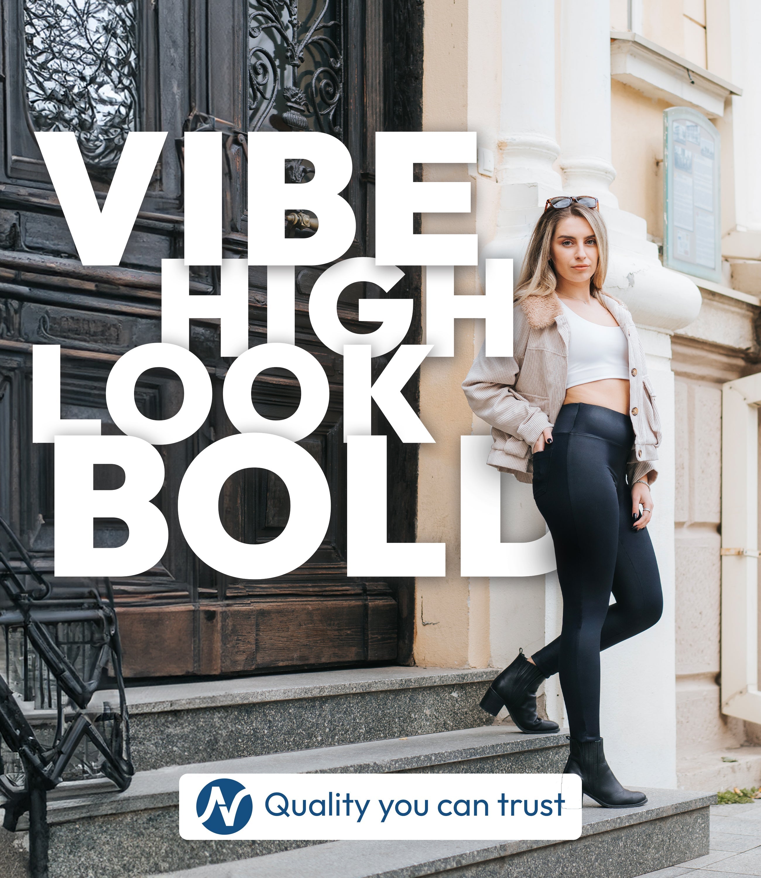 Black Faux Leather Leggings