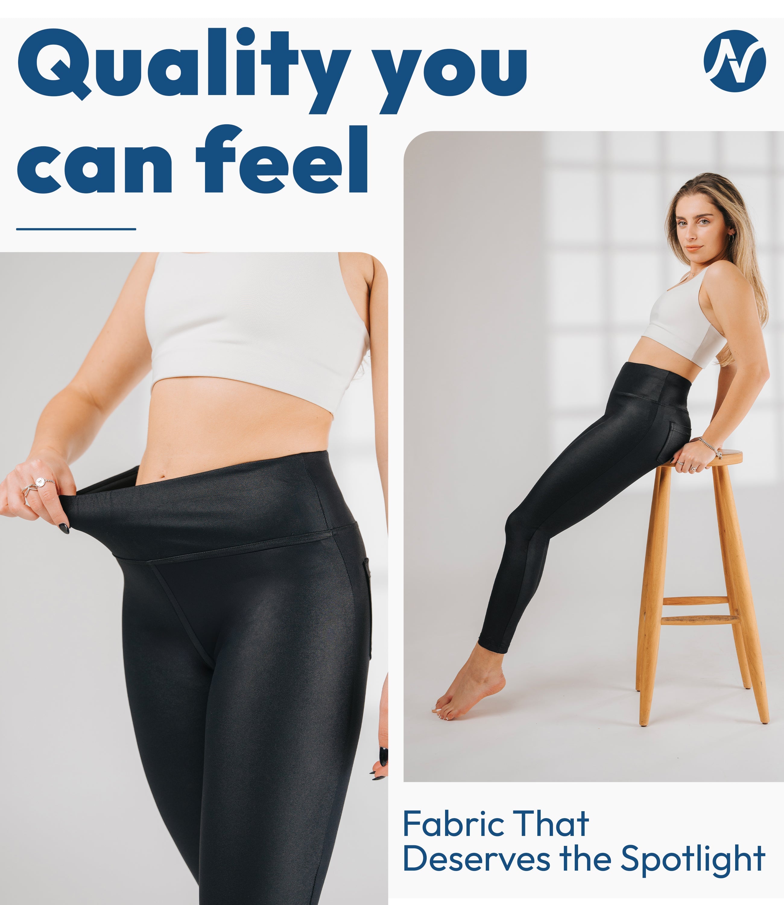 Black Faux Leather Leggings