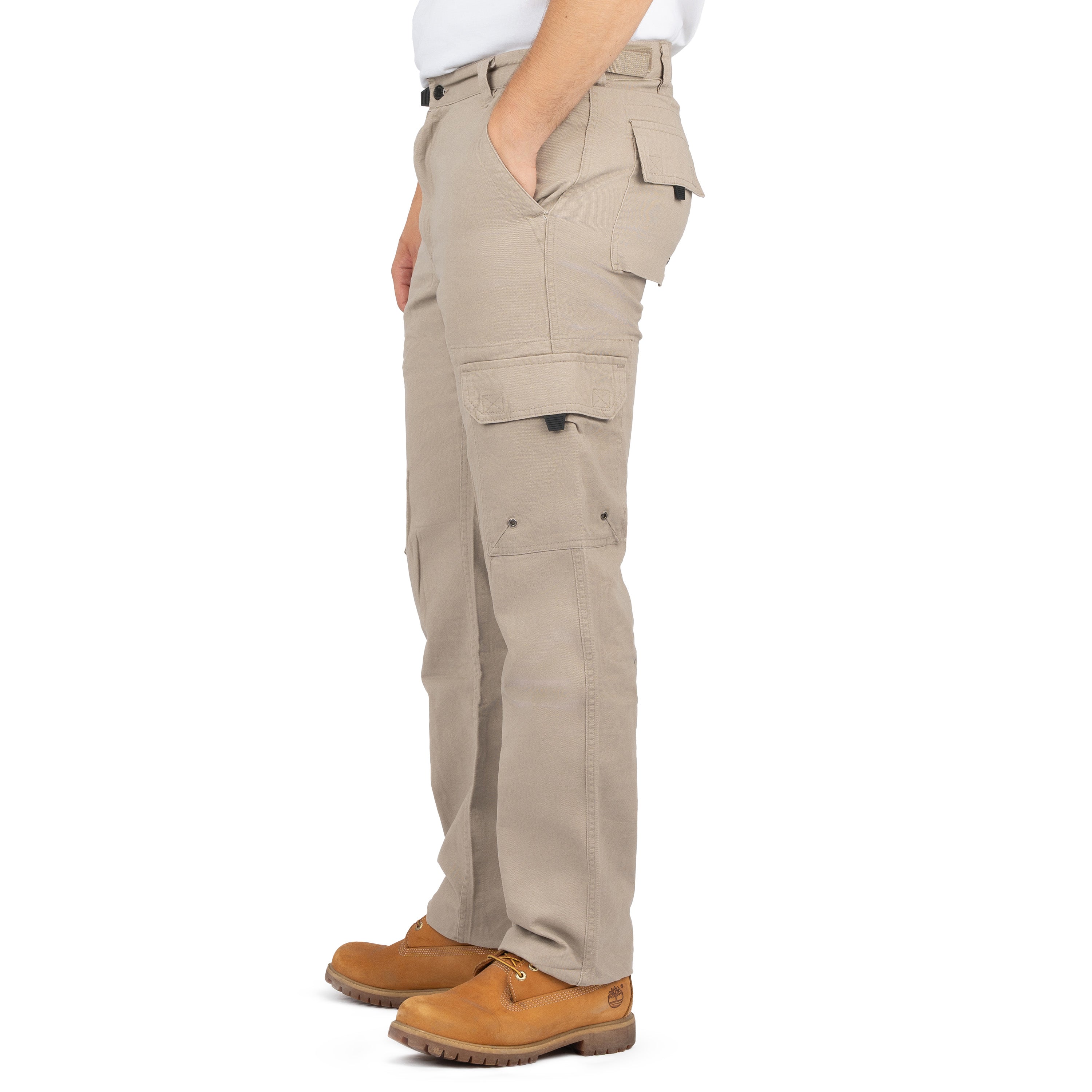 Classic Drill Cargo Pants with Pockets for Men - Nirlon