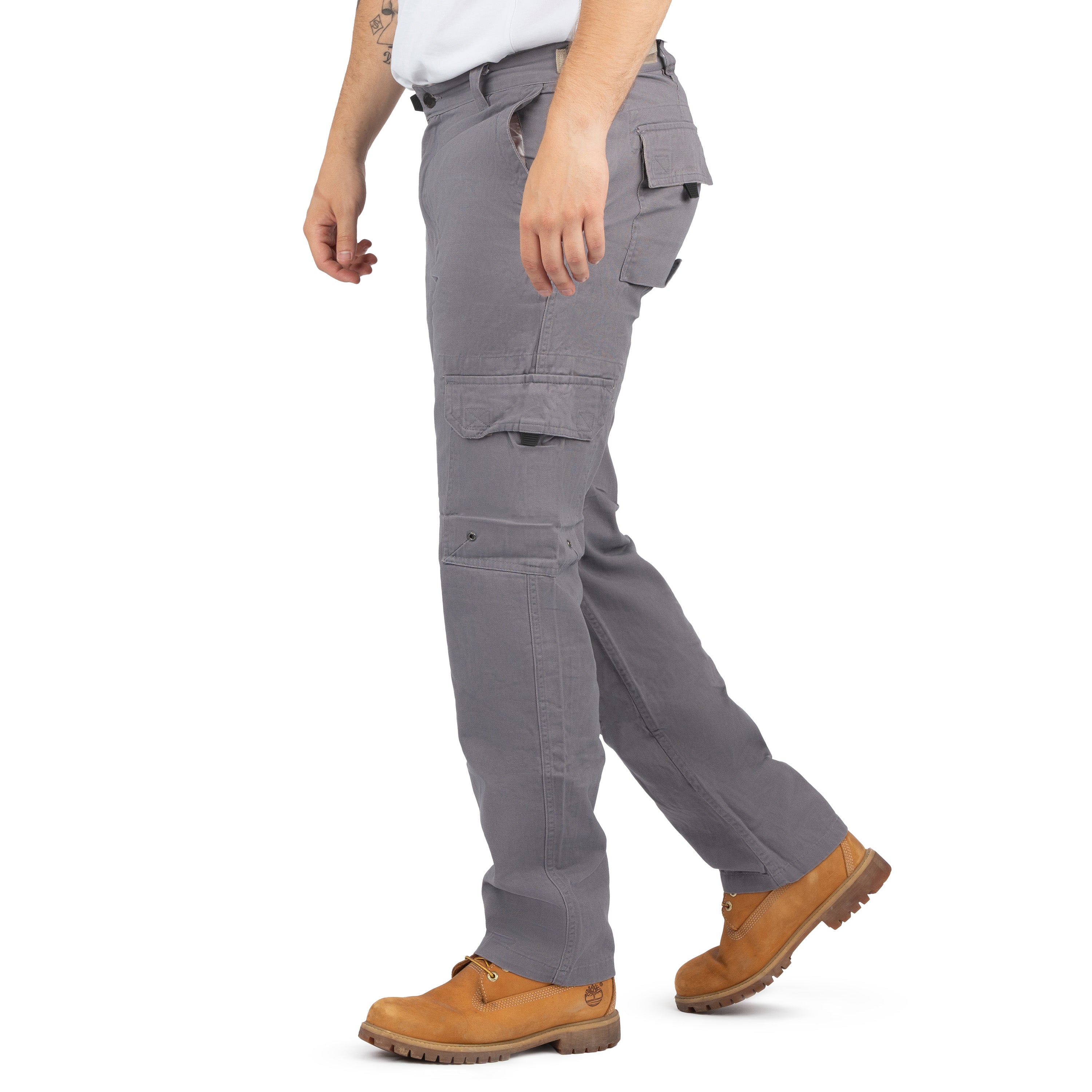 Classic Drill Cargo Pants with Pockets for Men - Nirlon