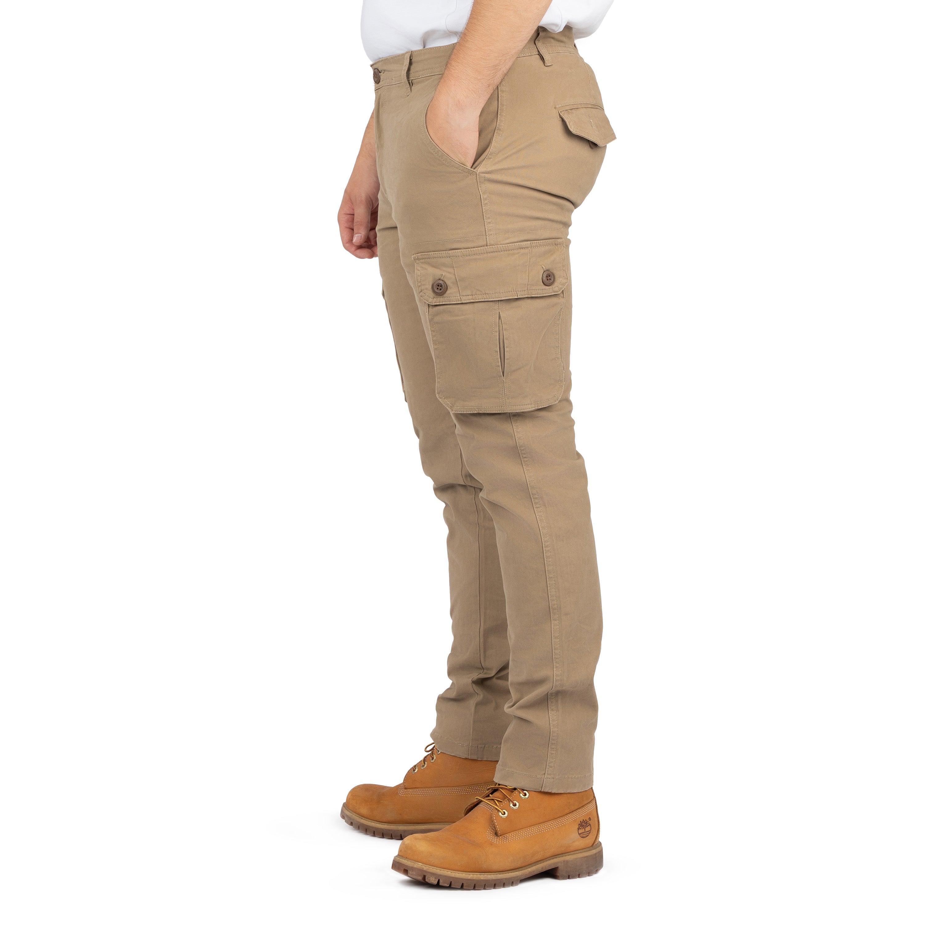 Skinny Spandex Cargo Pants for Men - Nirlon