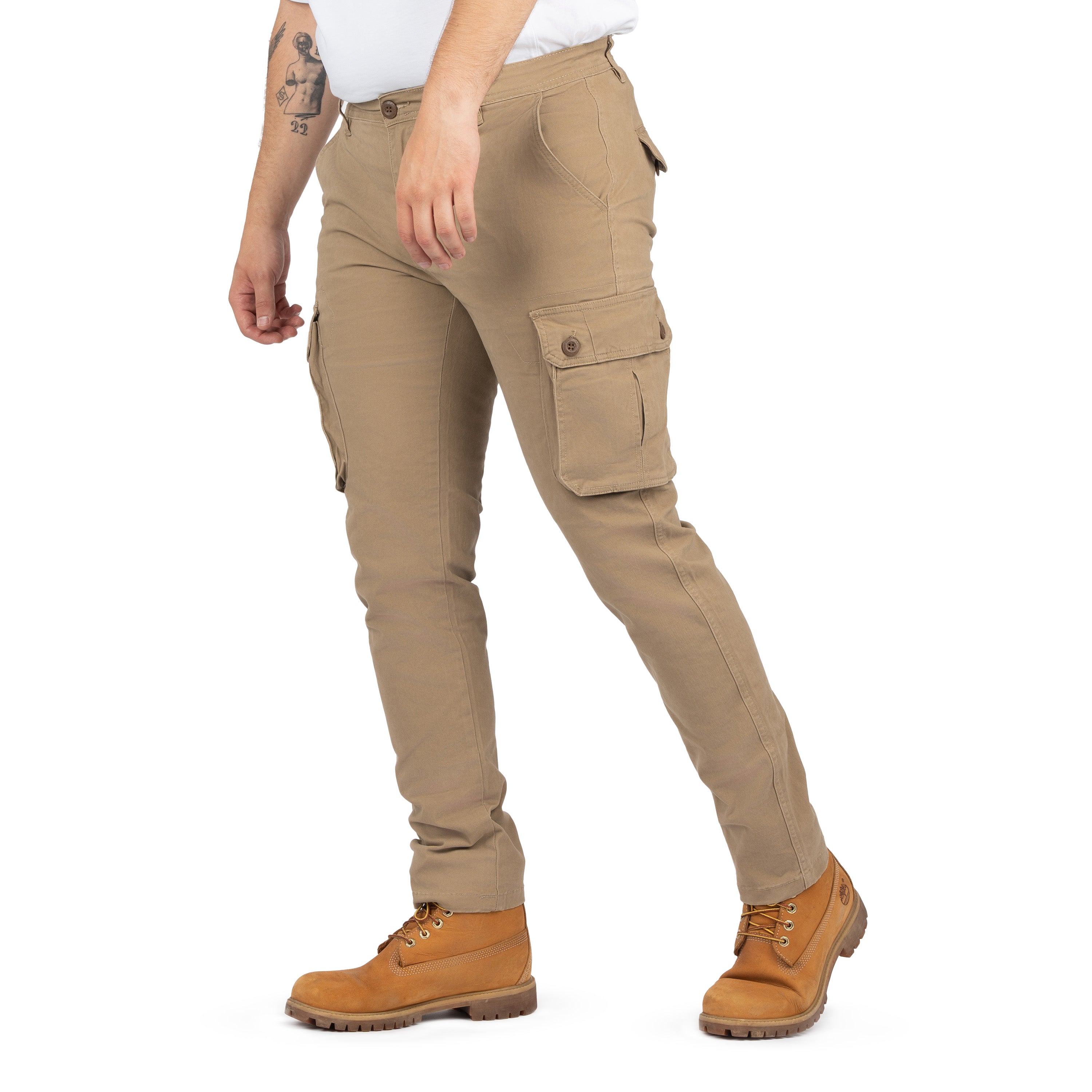 Skinny Spandex Cargo Pants for Men - Nirlon