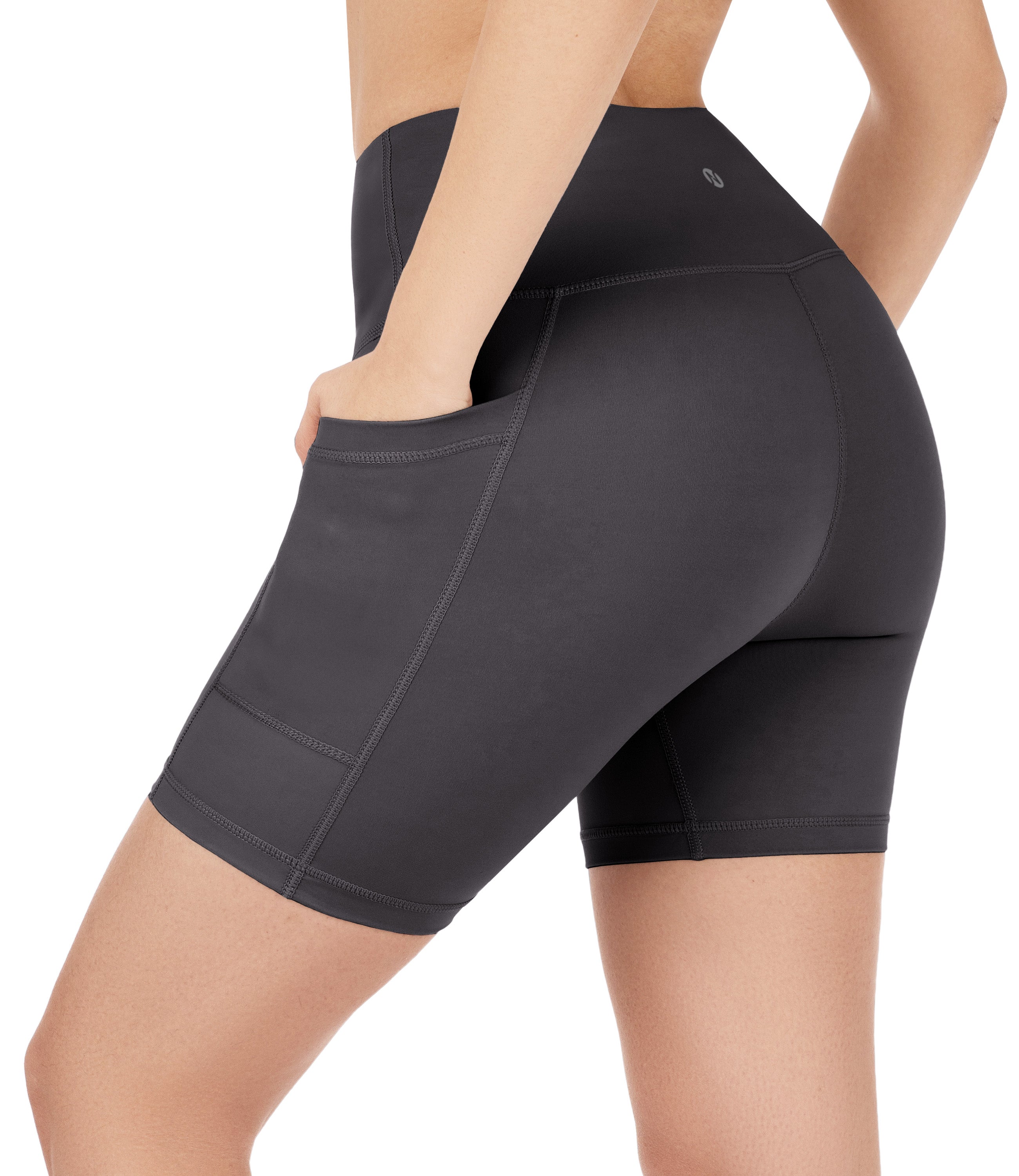 NirLUX™ High Waist Biker Shorts with Pockets for Women