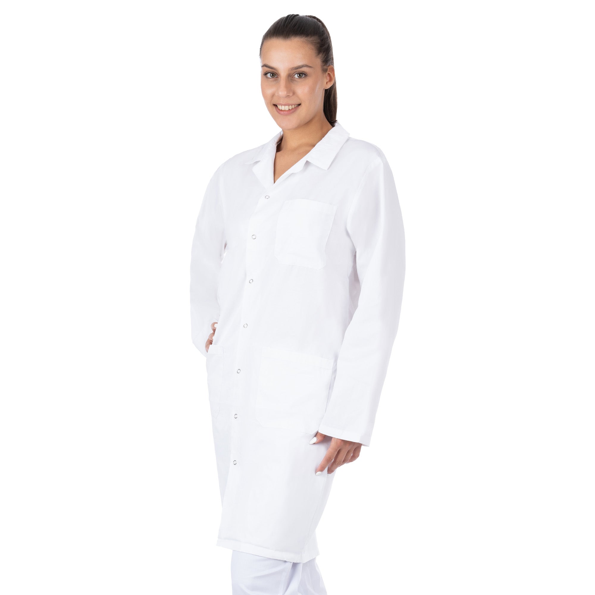 Long Sleeve Lab Coat for Women - Nirlon