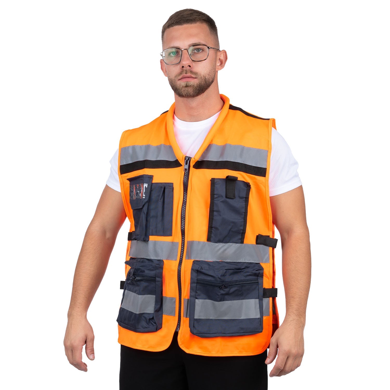 EMS Reflective Safety Vest with Pockets - Nirlon