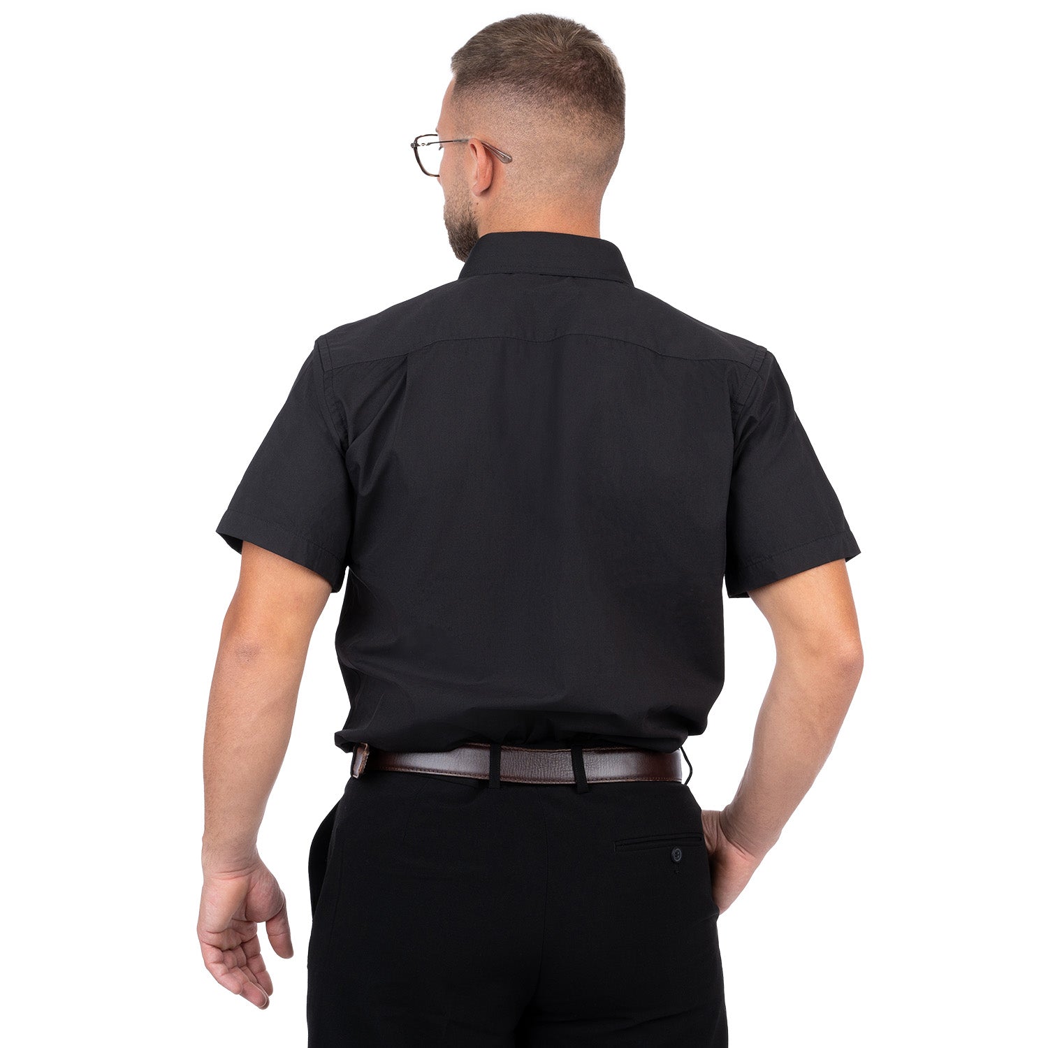 Short Sleeve Elegant Diolen Shirt for Men - Nirlon