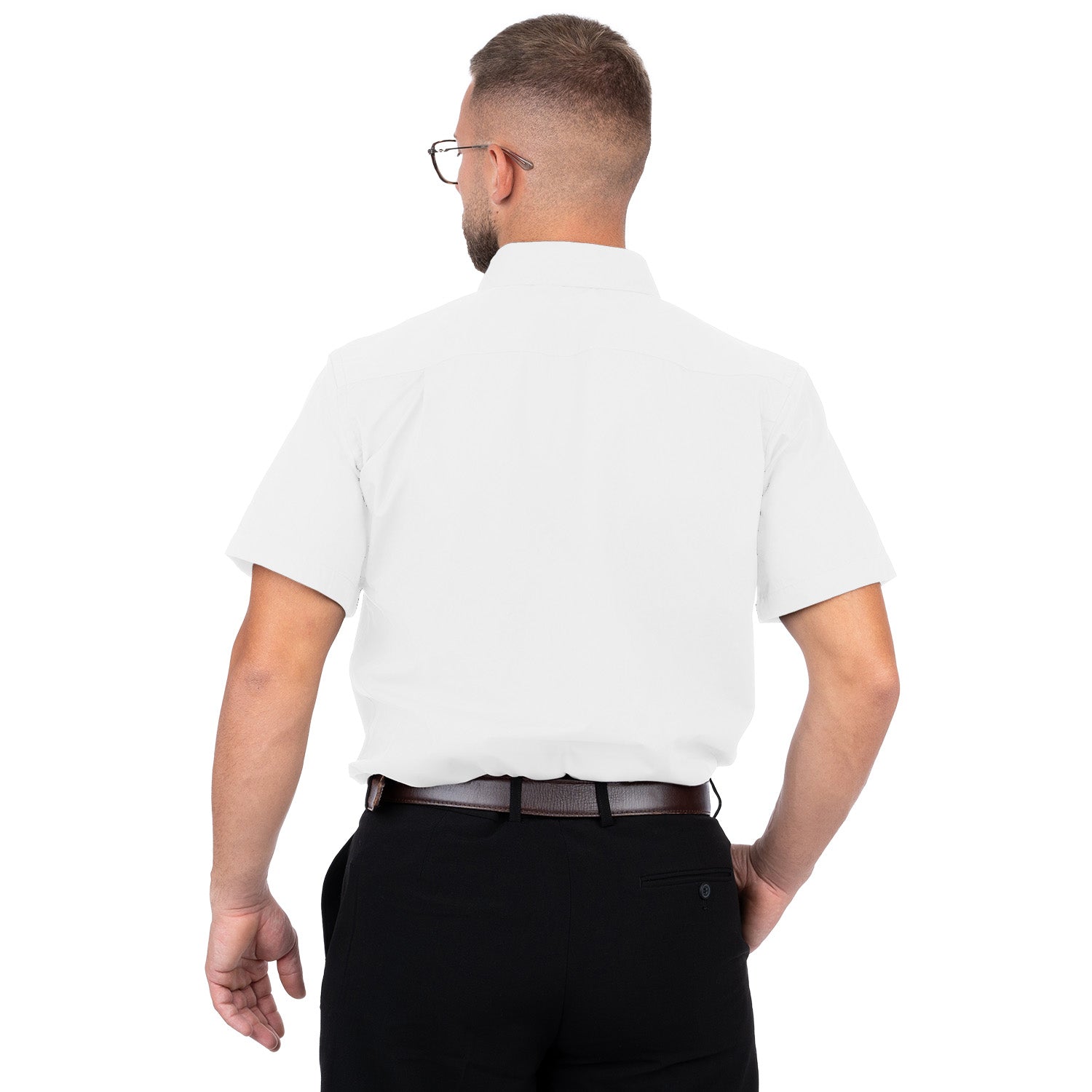 Short Sleeve Elegant Diolen Shirt for Men - Nirlon