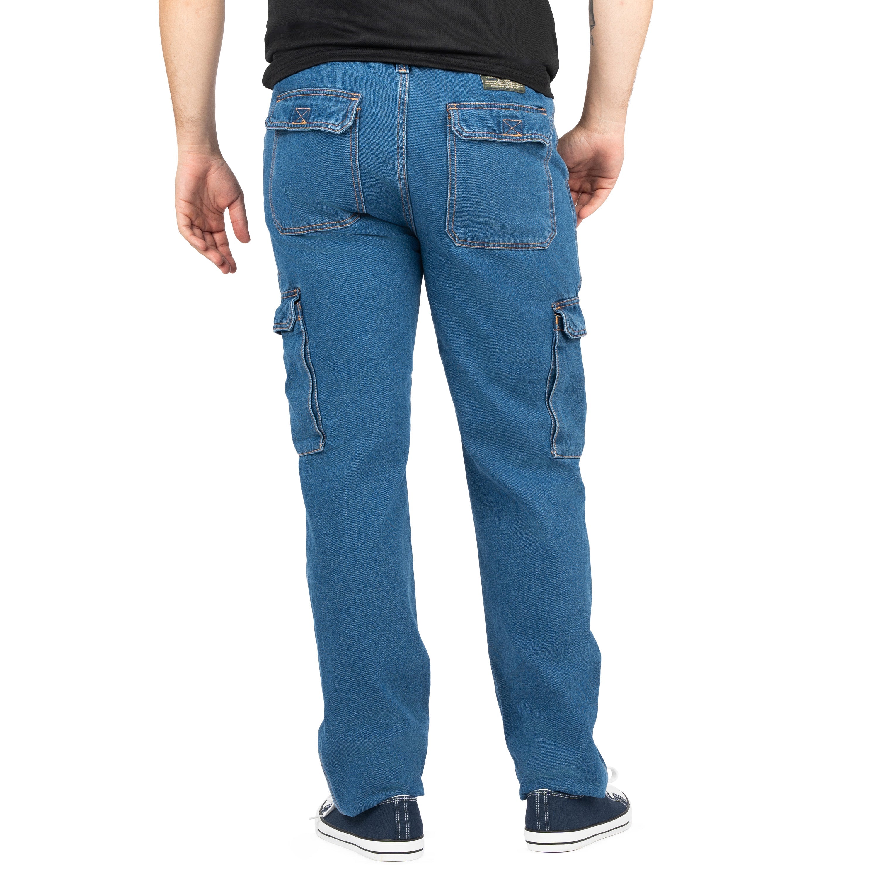 Men's 6-Pocket Denim Cargo Pants - Nirlon