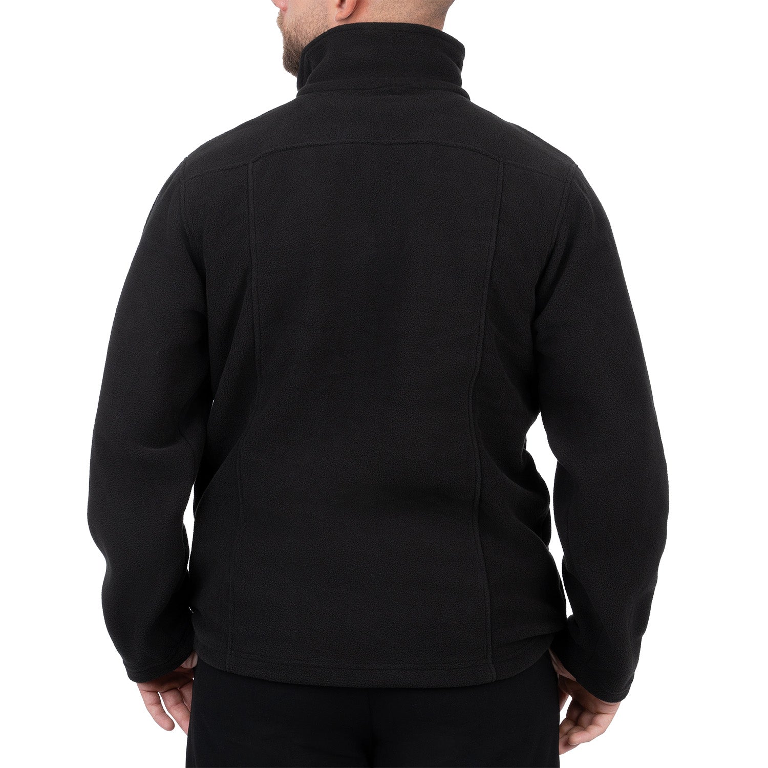 Zip Up Fleece Jacket with 3 Pockets for Men - Nirlon